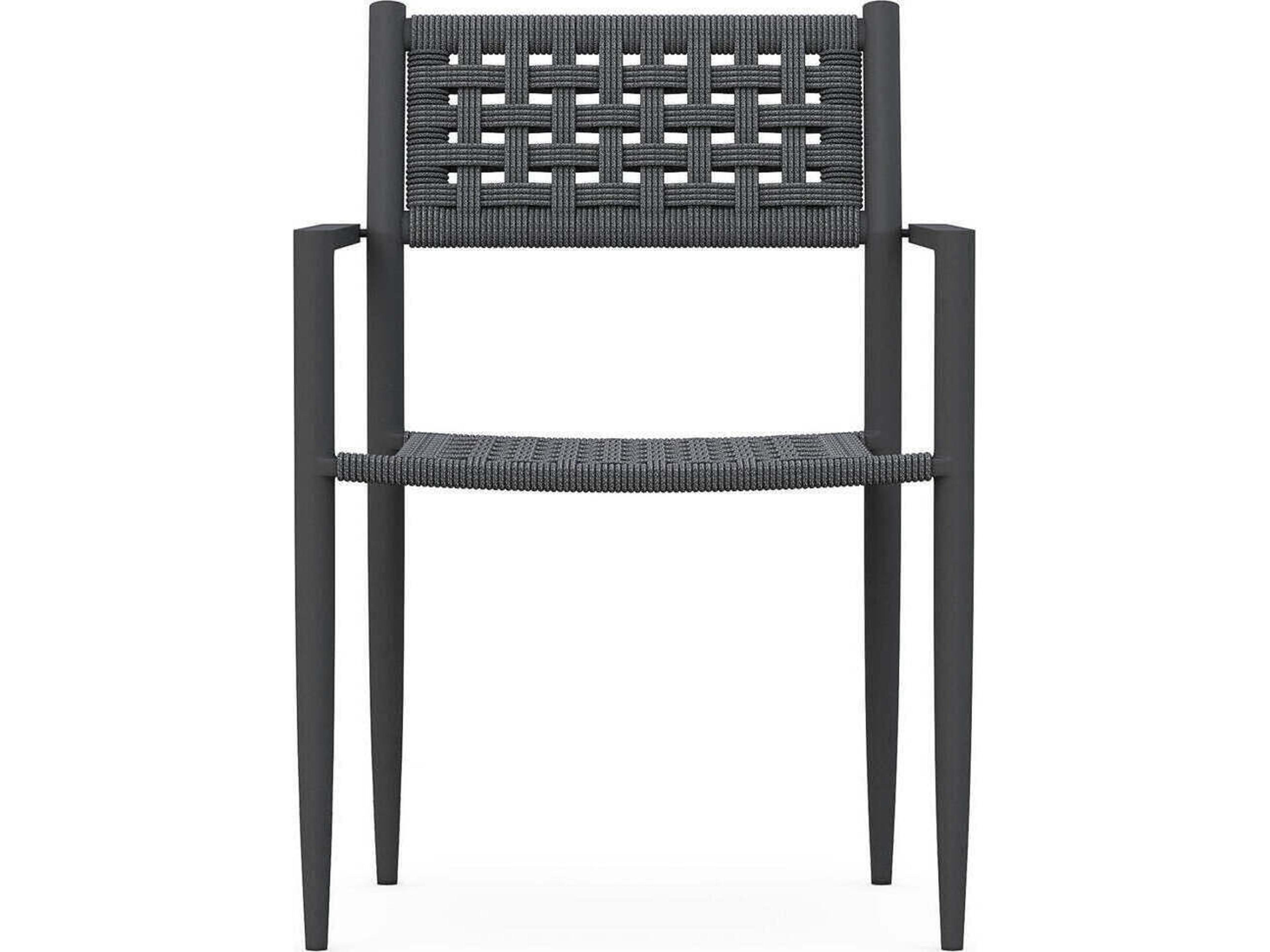 Azzurro Living Naples Aluminum Rope Dining Chair Set of 4