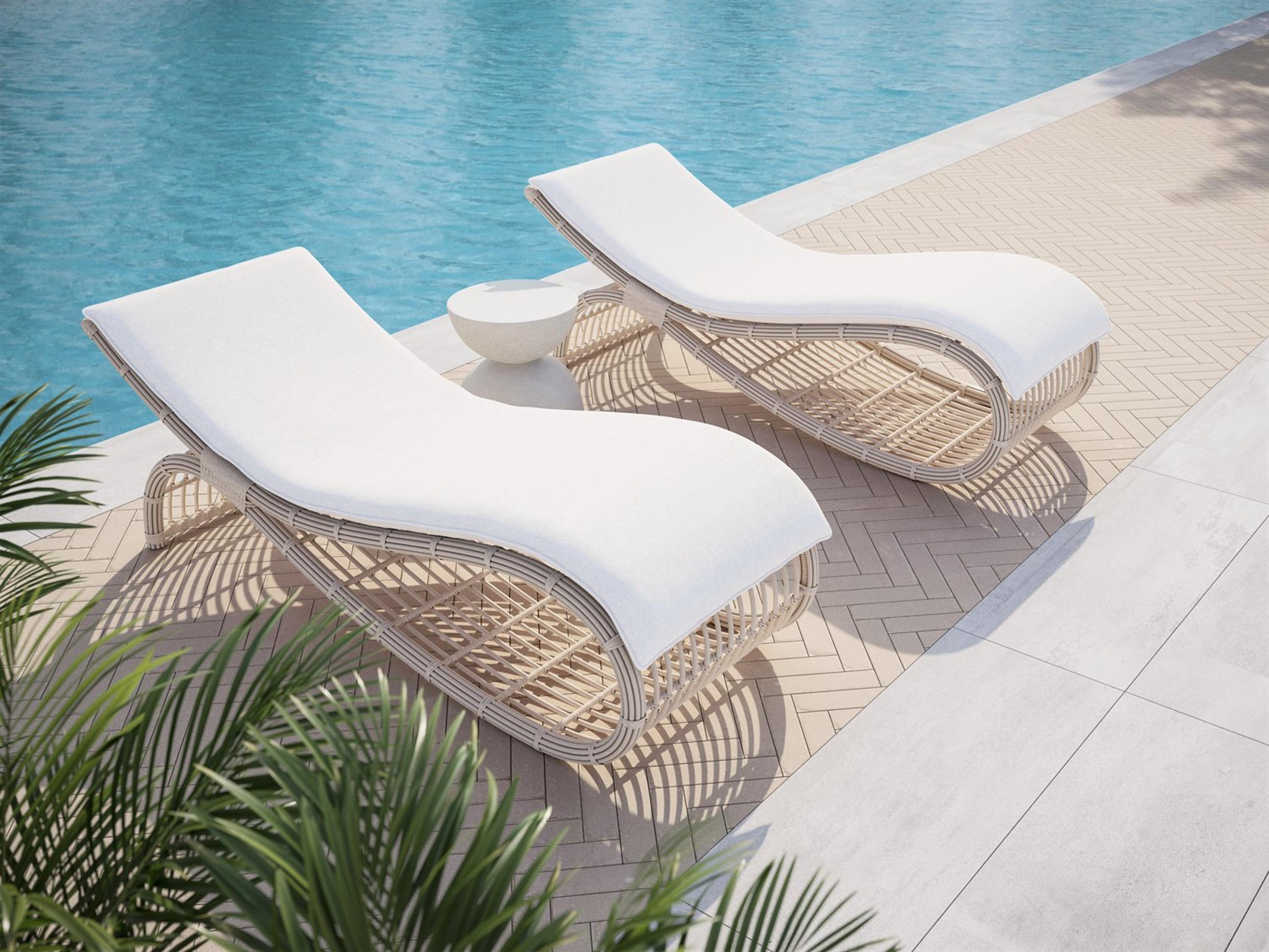 Paloma Almond All-Weather Wicker Outdoor Lounge Set