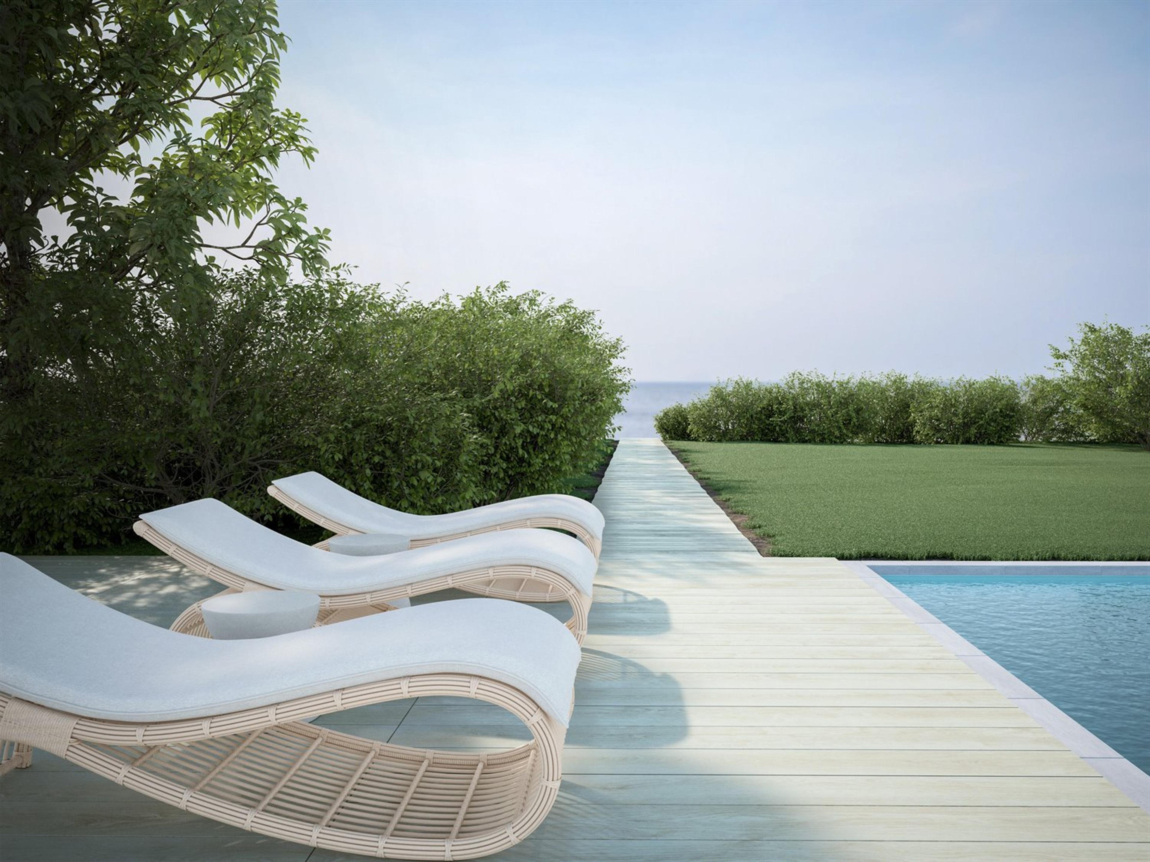 Paloma Almond All-Weather Wicker Outdoor Patio Lounge Set