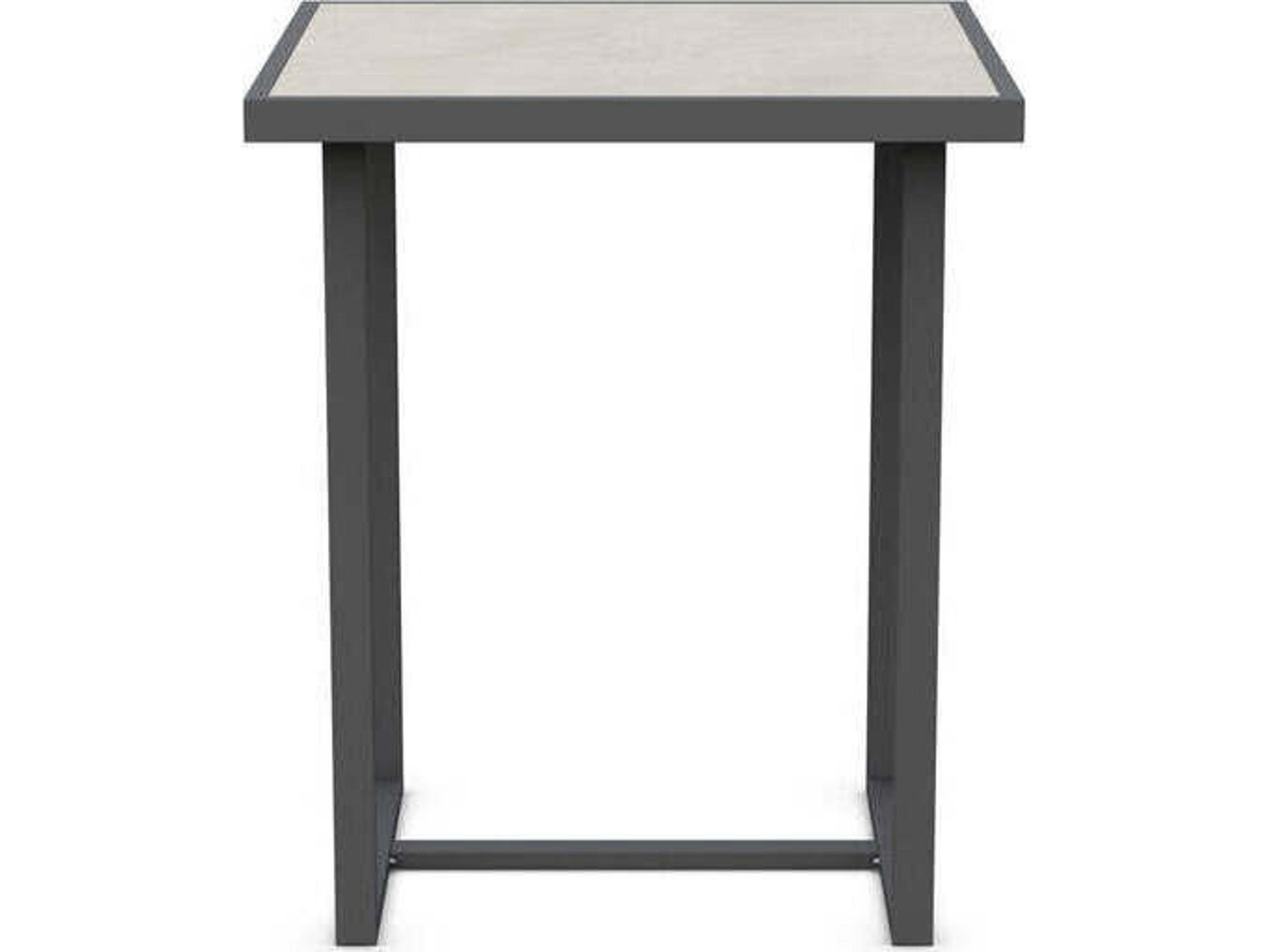 Azzurro Living Pavia Bar Table 35" Aluminum Table Base Only