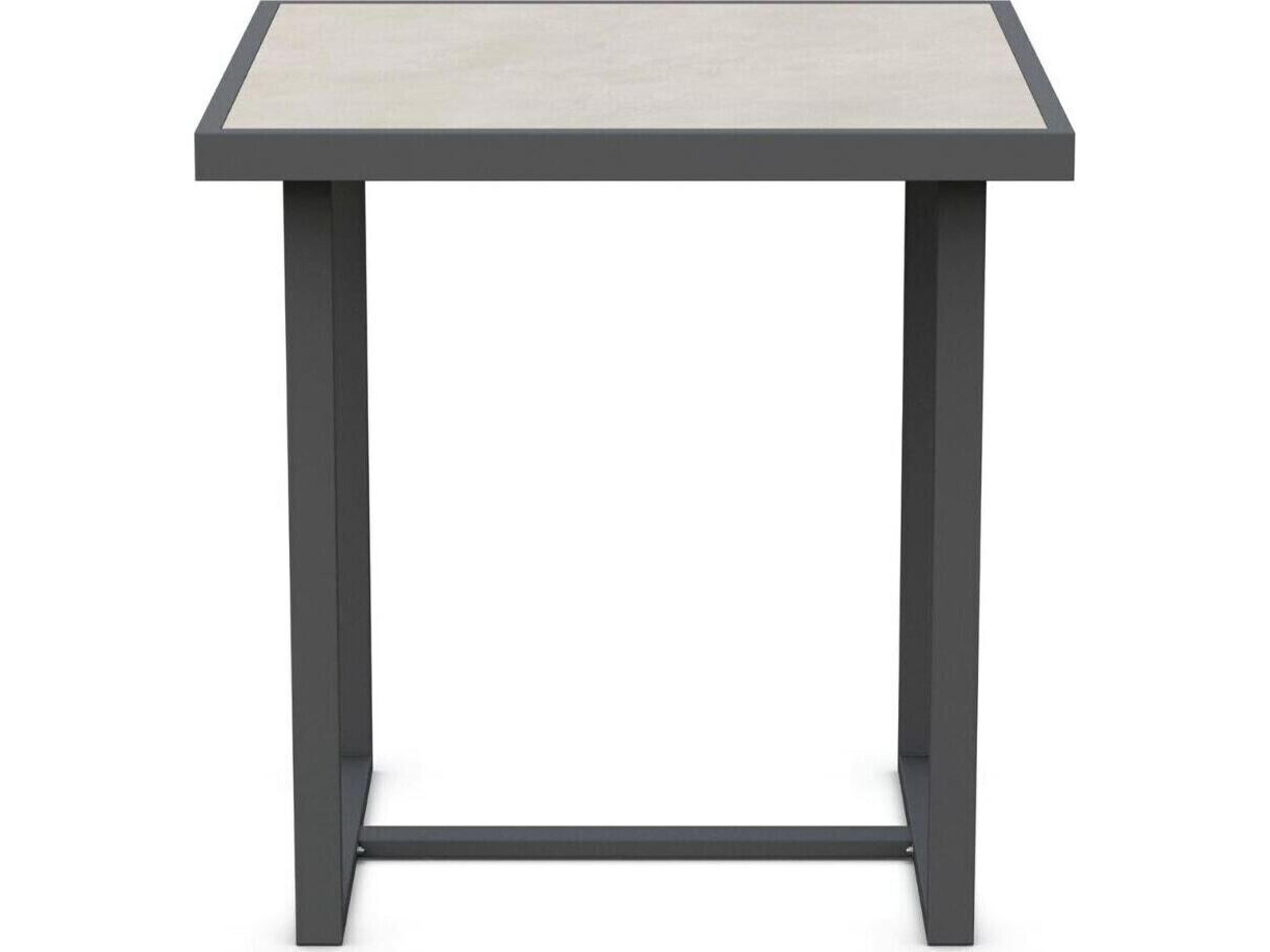 Azzurro Living Pavia Counter Table 35" Aluminum Table Base Only