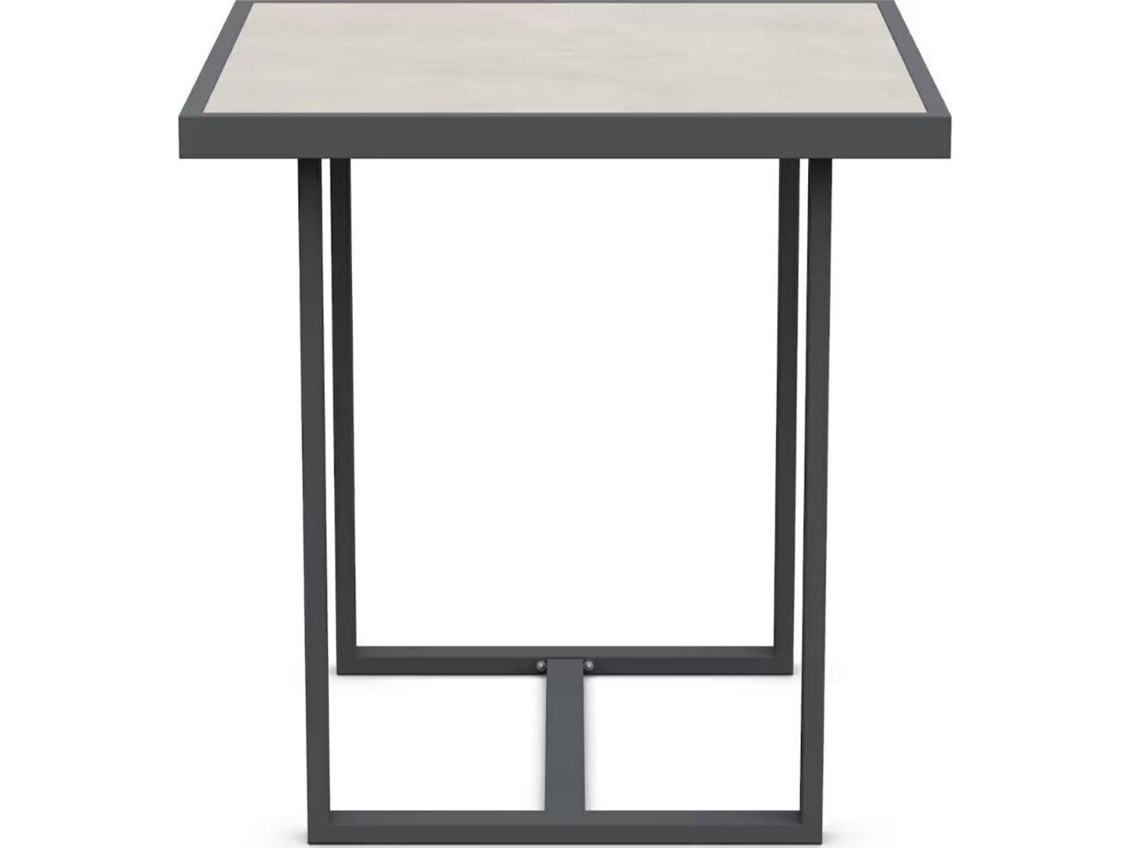 Azzurro Living Pavia Counter Table 35" Aluminum Table Base Only