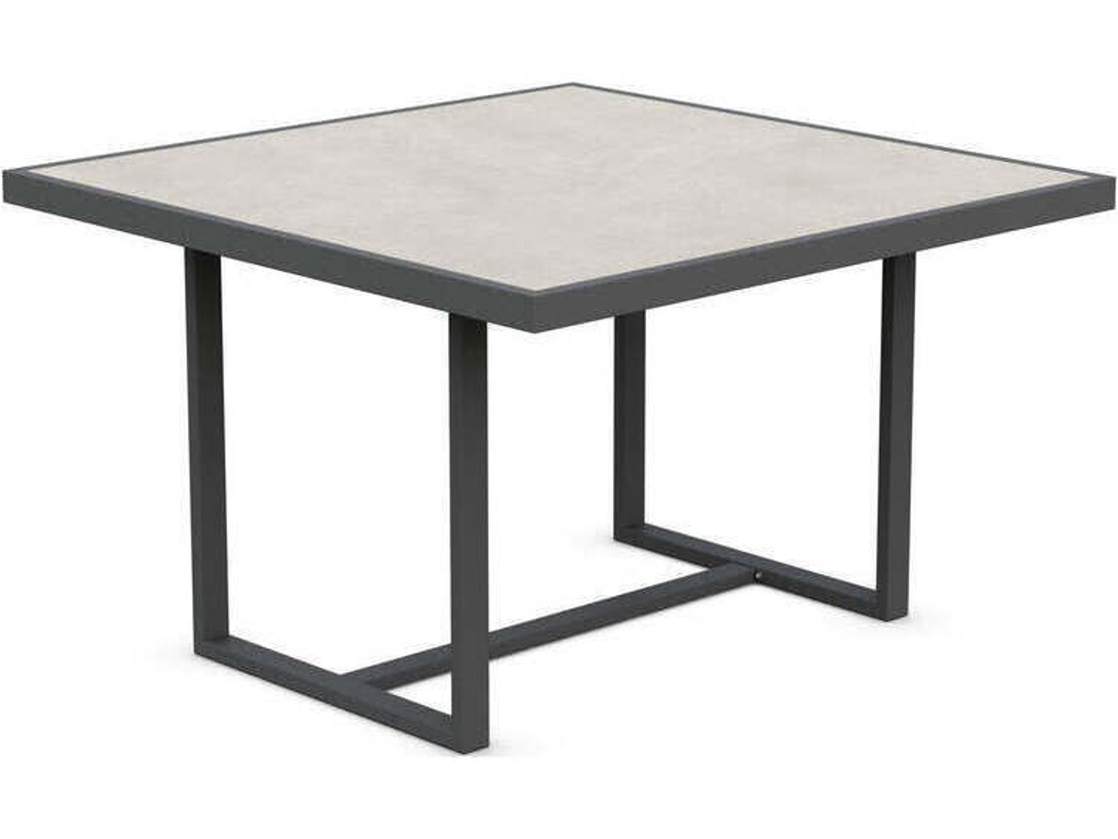 Pavia Outdoor Dining Table 48-Inch with Dekton Top