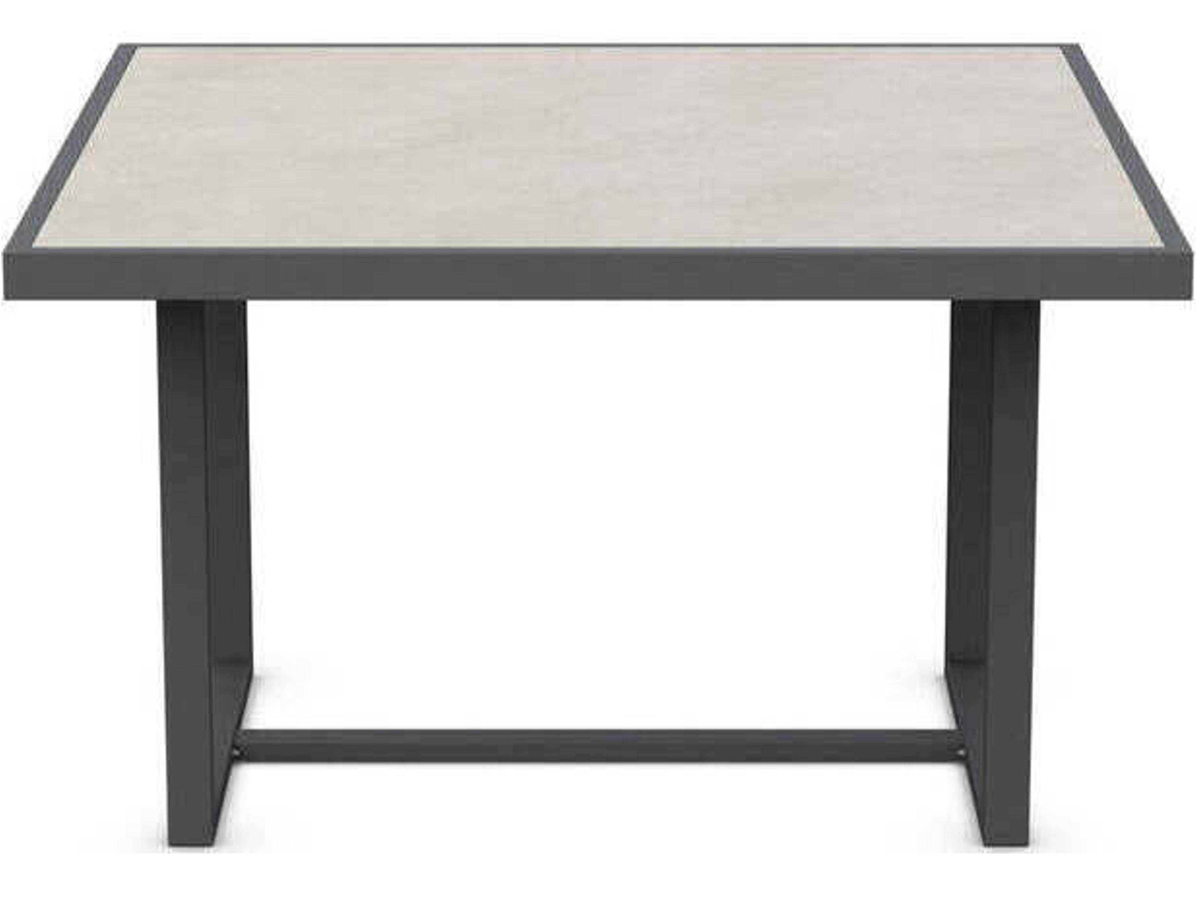 Azzurro Living Pavia Square Dining Table 48" Aluminum Table Base Only