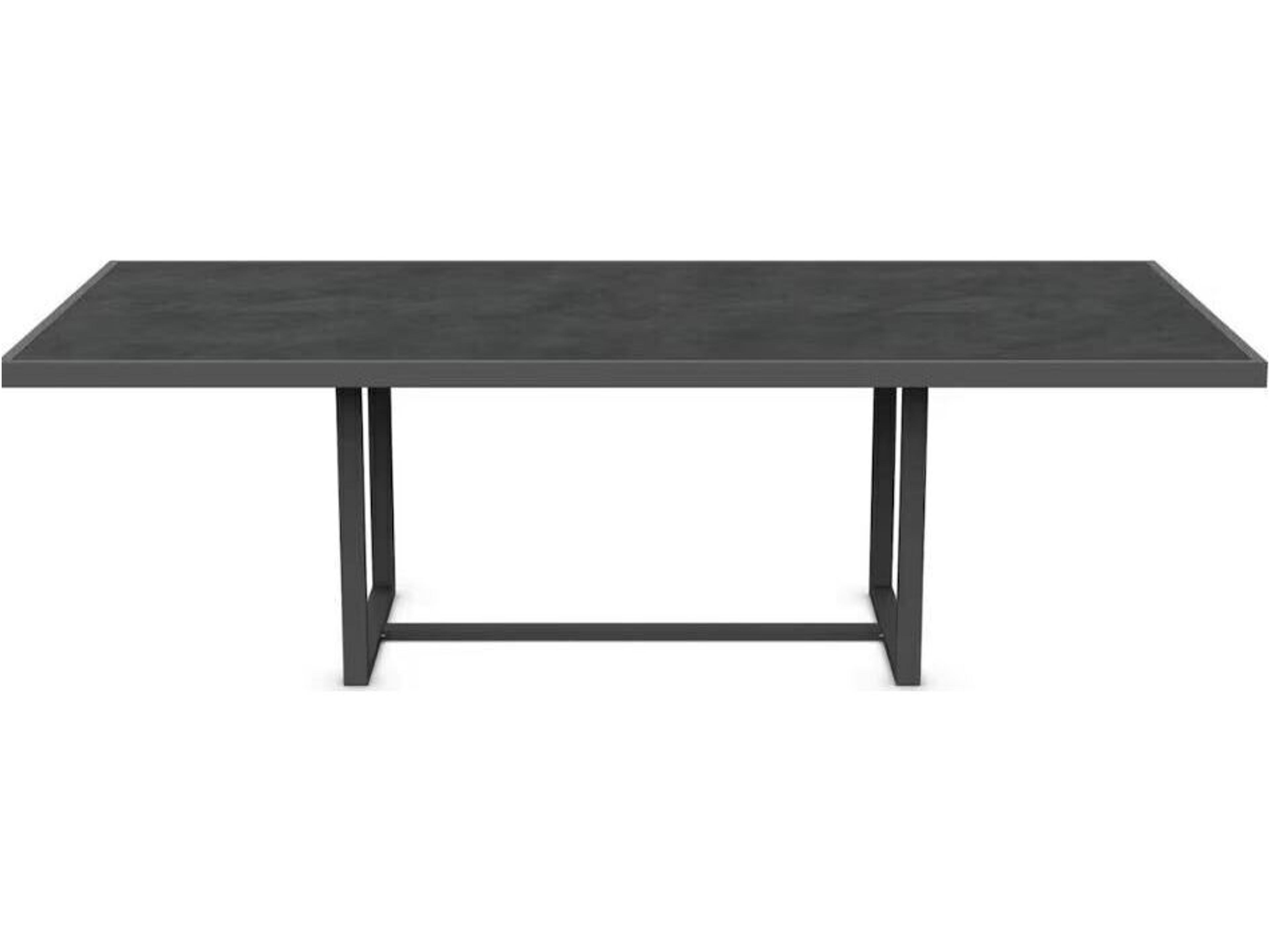 Azzurro Living Pavia Rectangular Dining Table 96" Aluminum Table Base Only