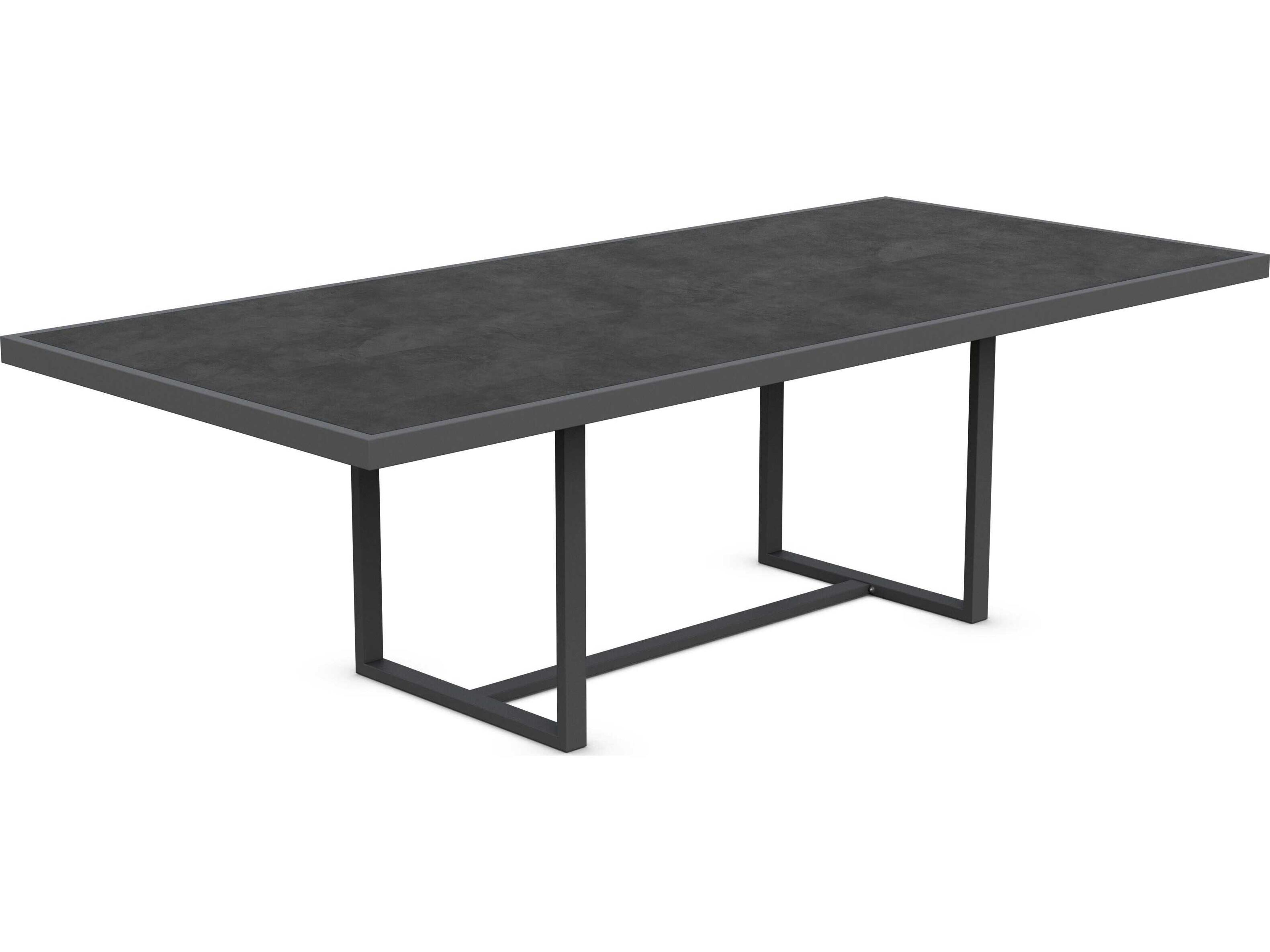 Pavia 96-inch Outdoor Dining Table with Dekton Top