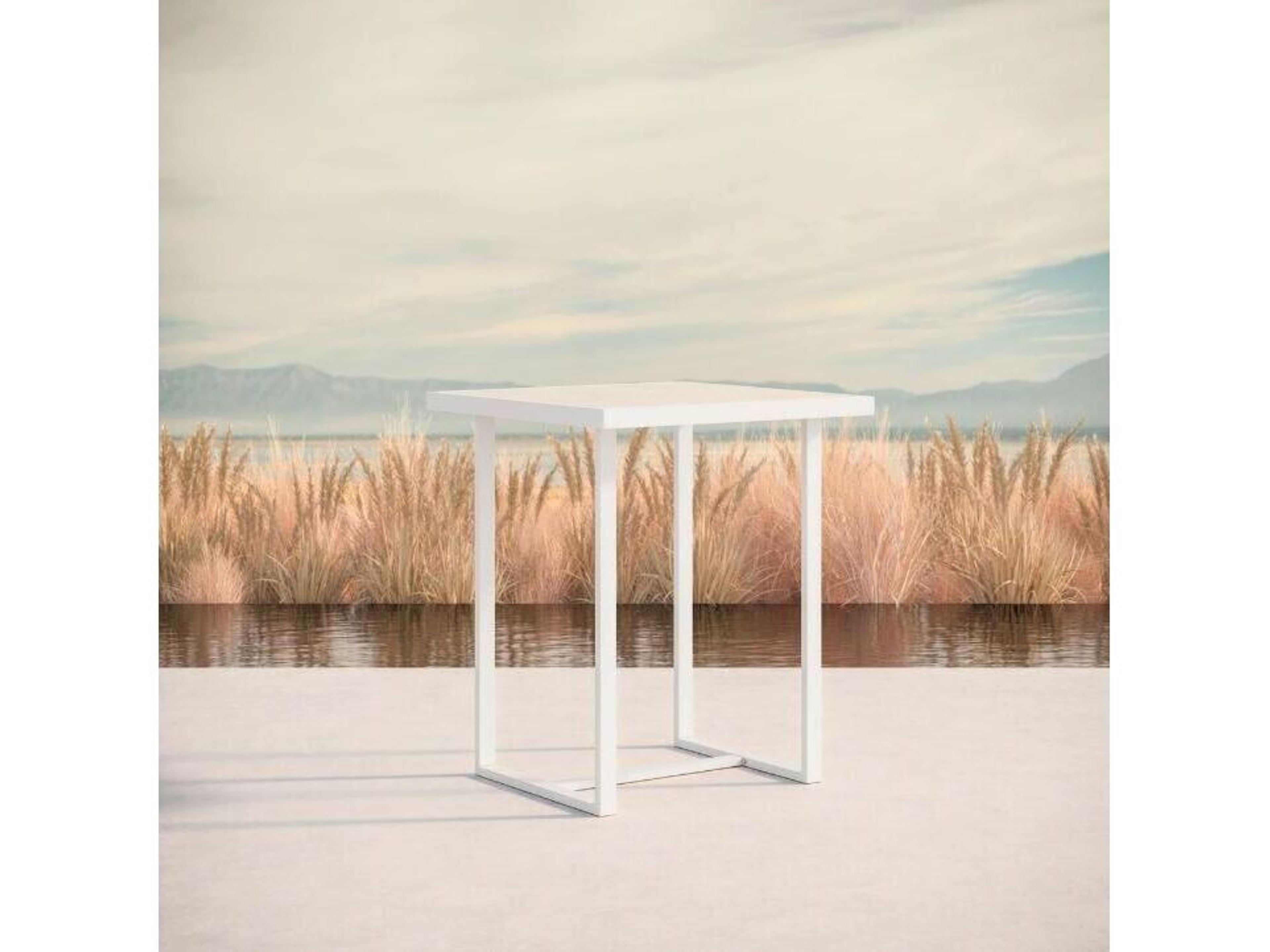 Azzurro Living Pavia Bar Table 35" Aluminum Table Base Only