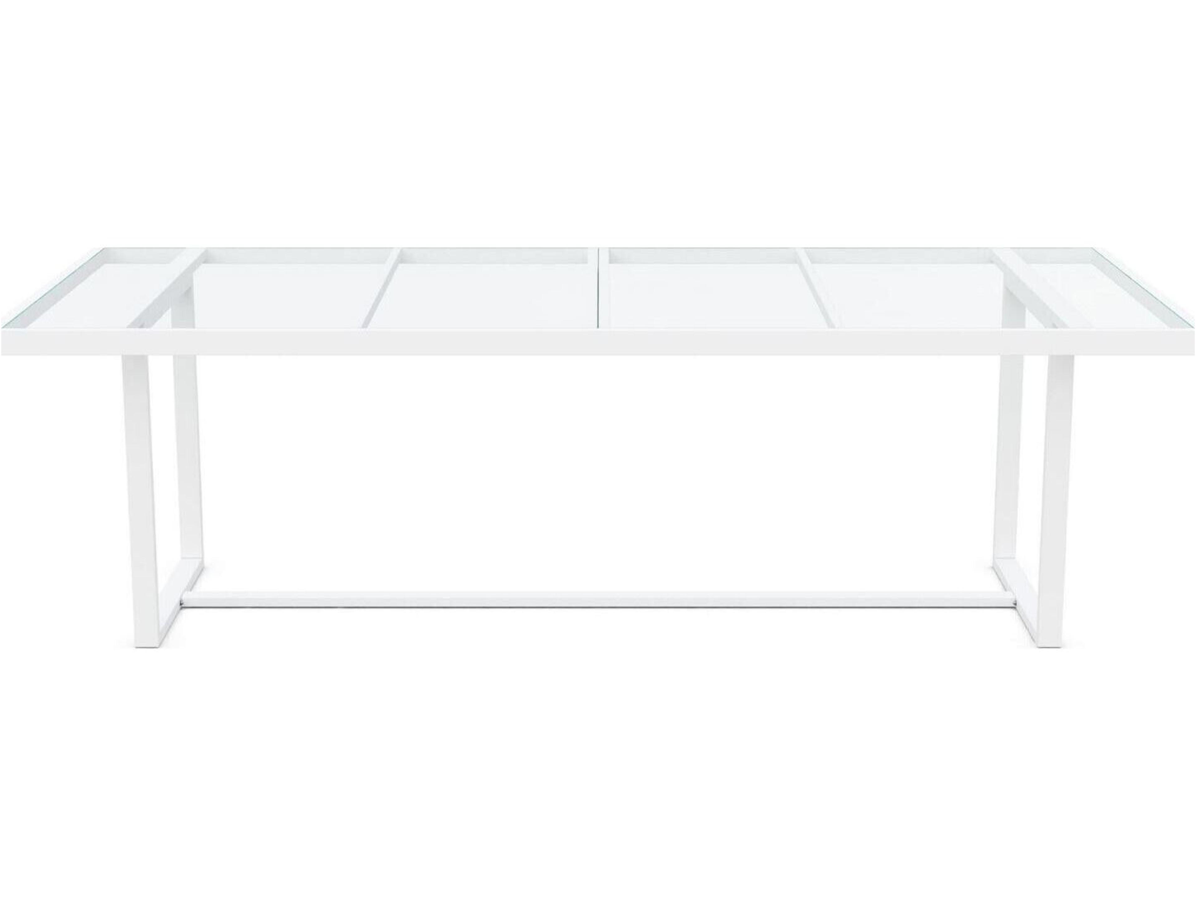 Azzurro Living Pavia Rectangular Dining Table 96" Aluminum Table Base Only