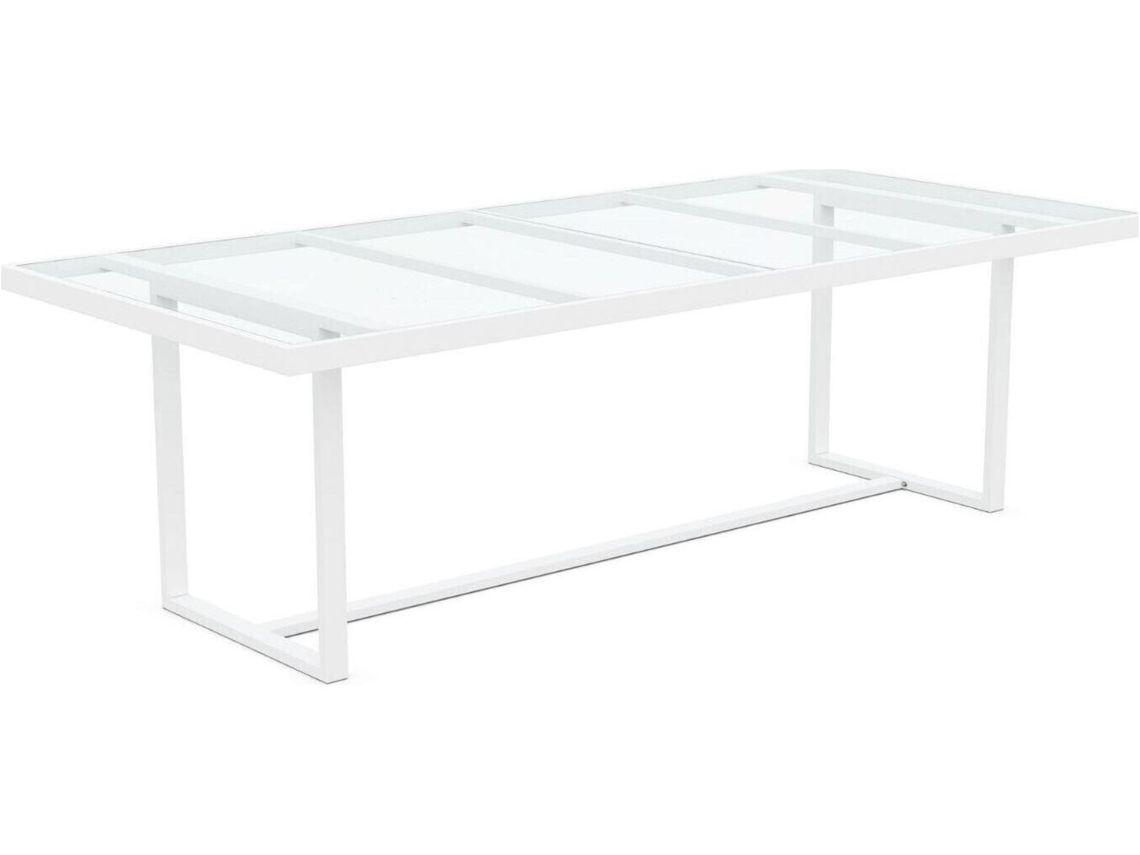 Azzurro Living Pavia Rectangular Dining Table 96" Aluminum Table Base Only