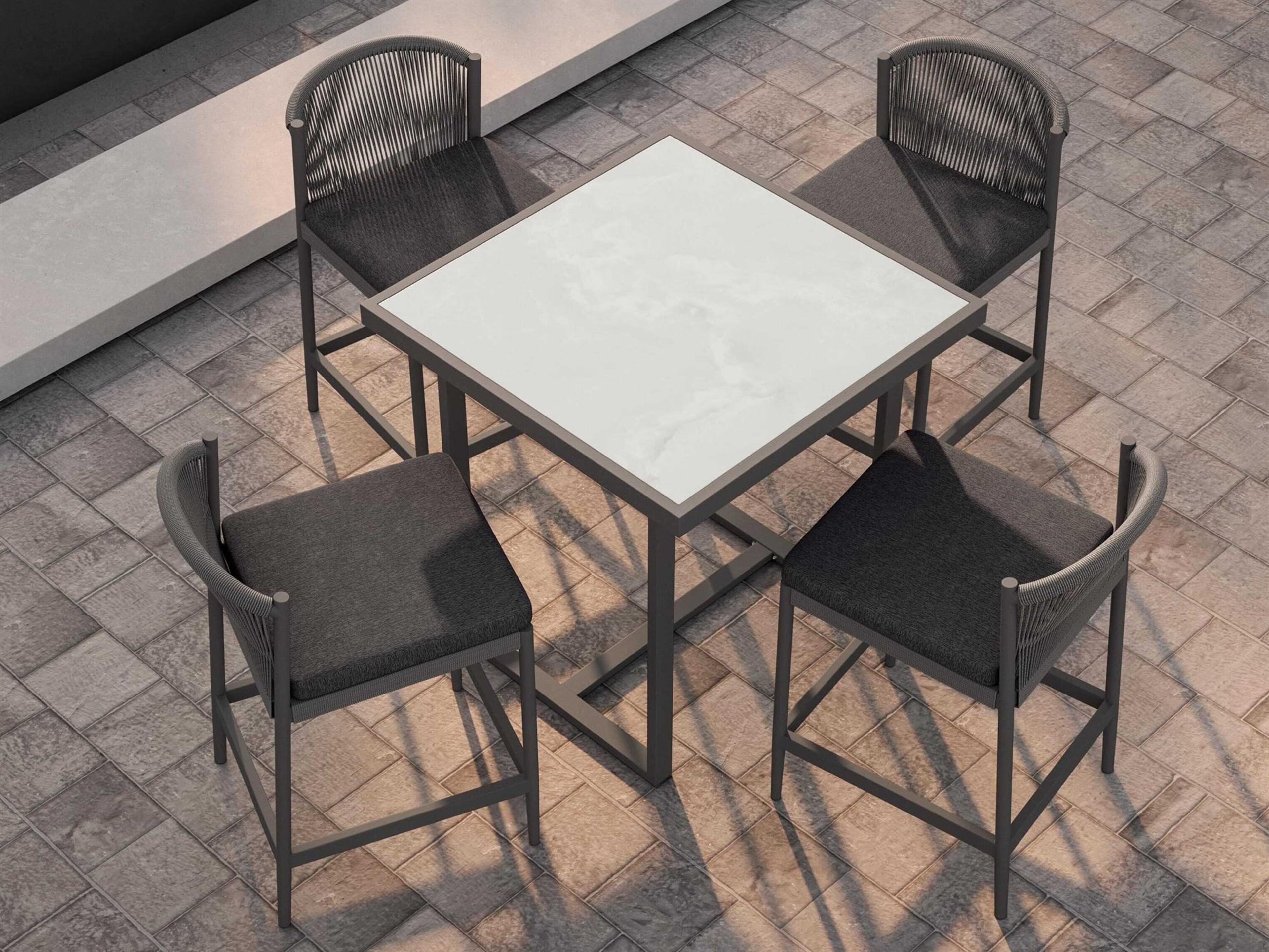 Pavia Counter Table And Counter Stools Set