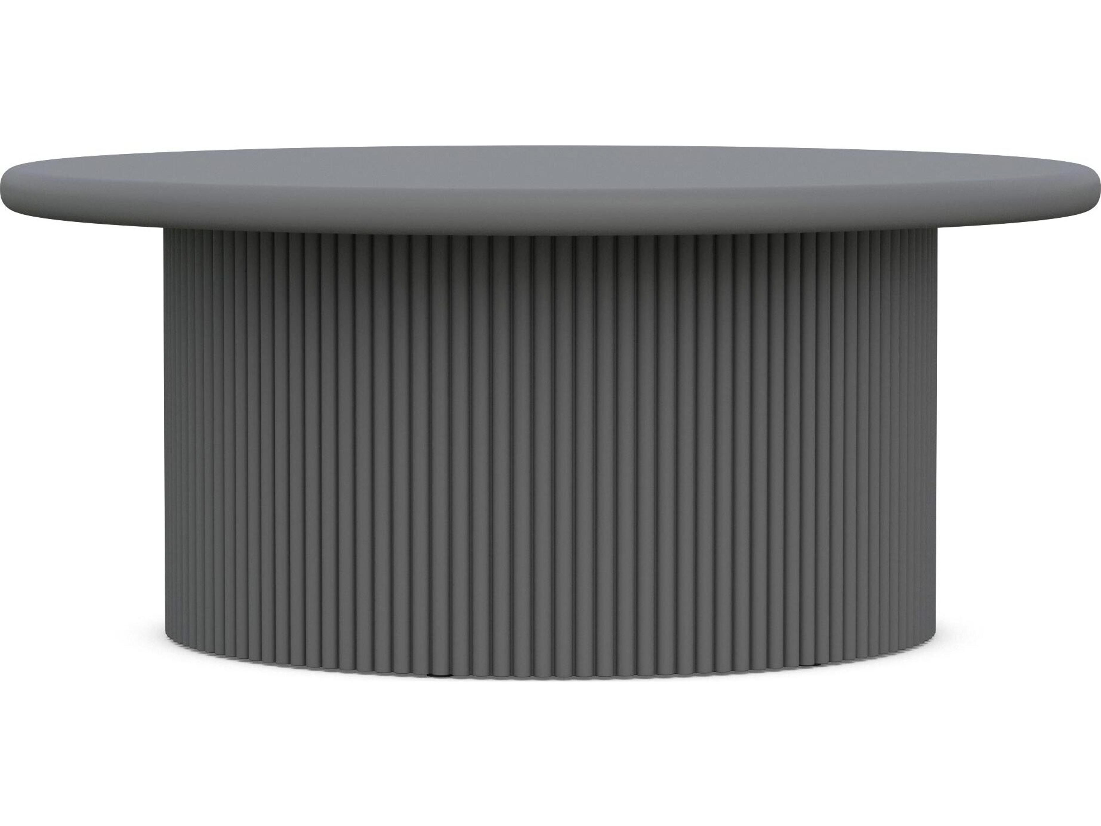 Palma Outdoor Coffee Table Round Charcoal