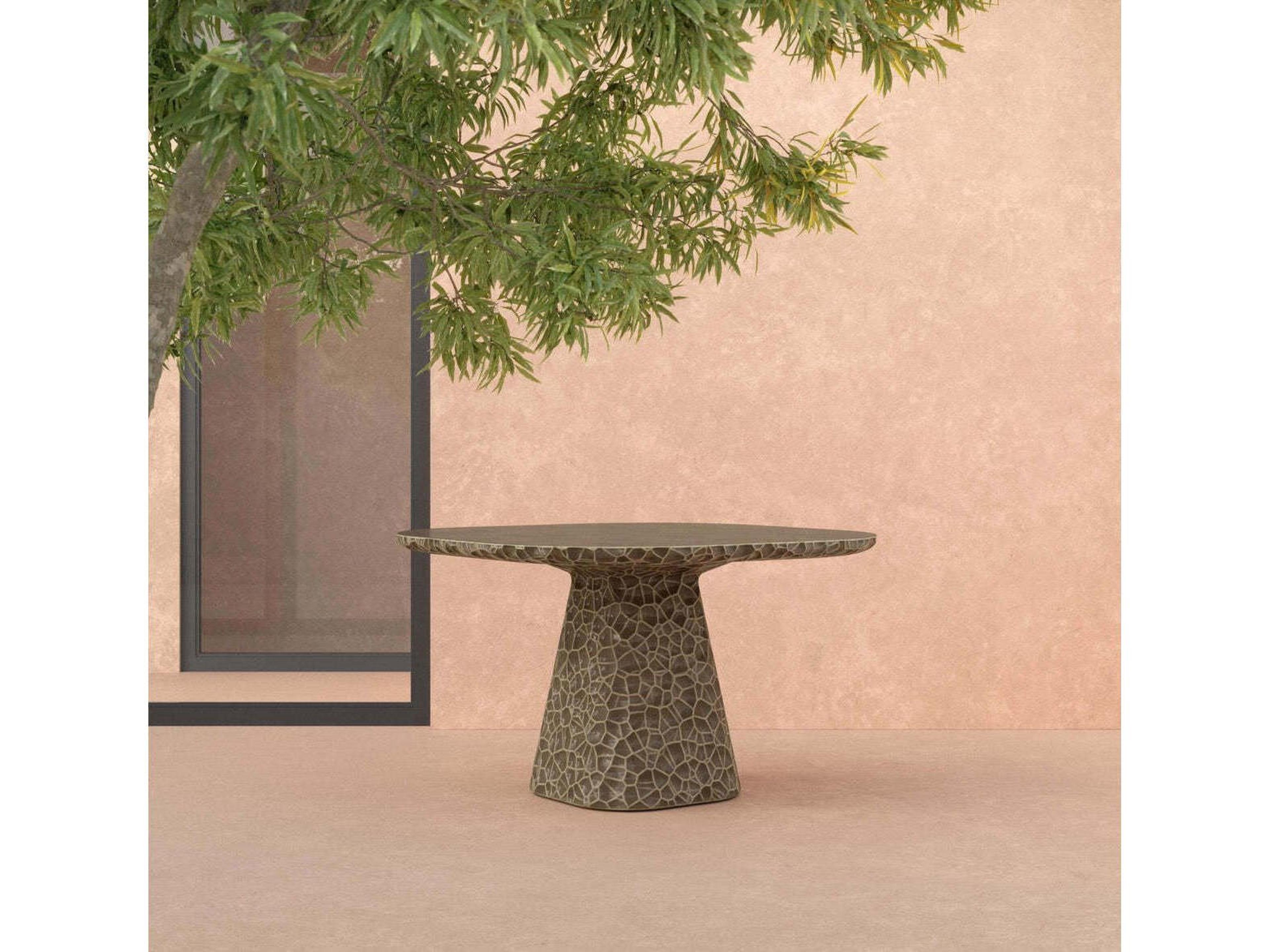 Azzurro Living Panama 48" Umber Dining Table