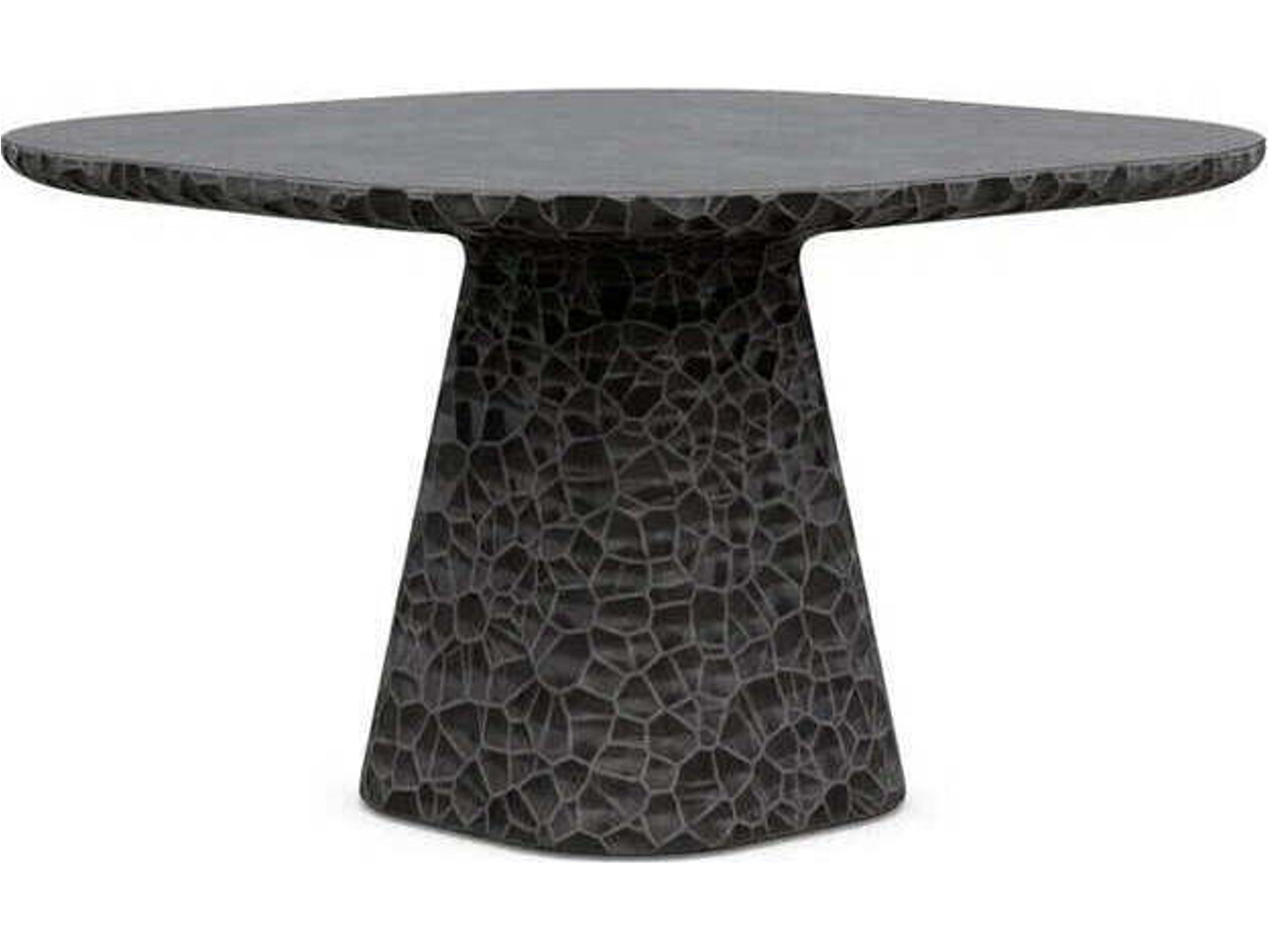 Panama 48-inch Square Dining Table in Coal Concrete