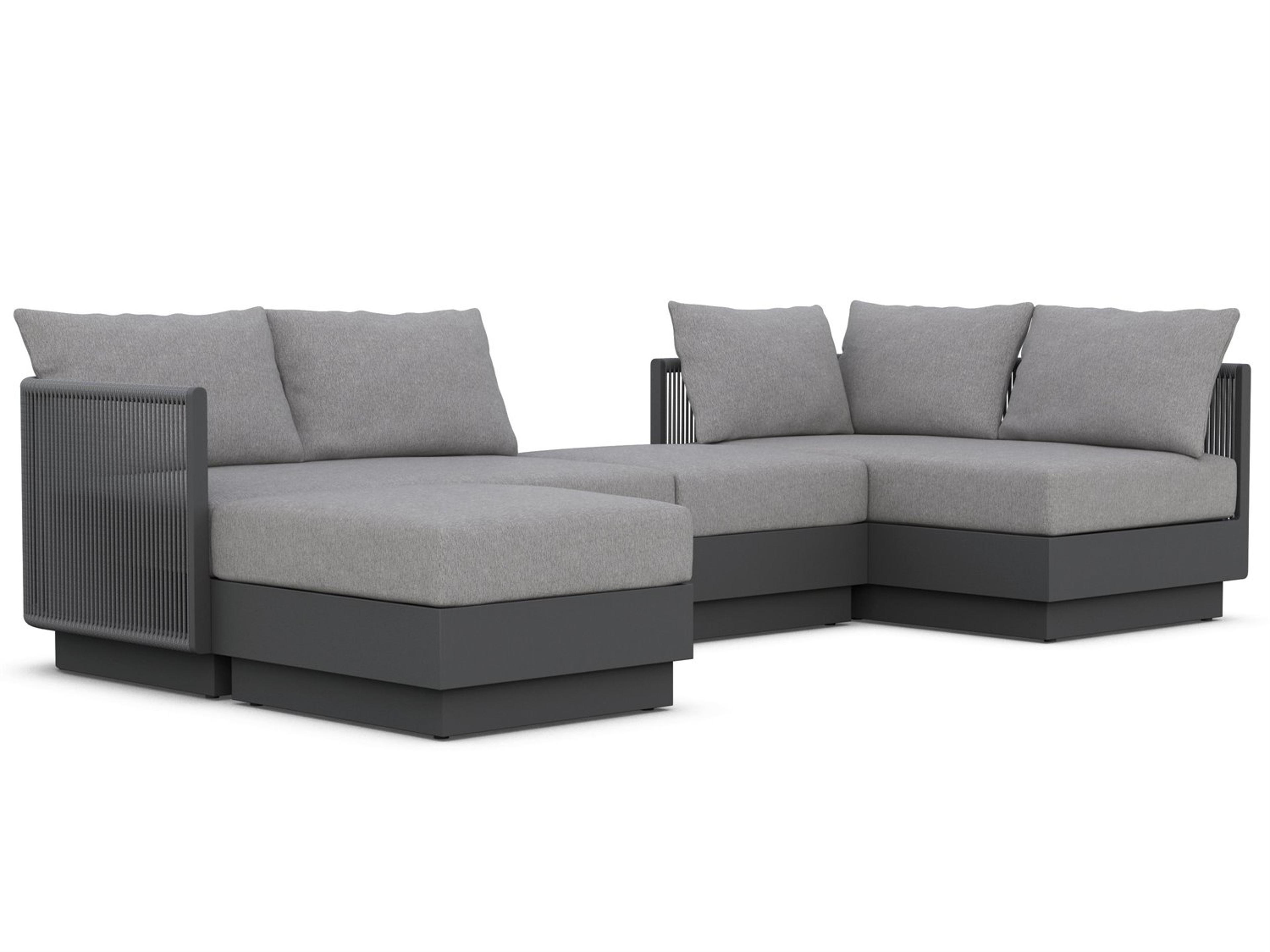Porto Sectional Lounge Set All-Weather Rope