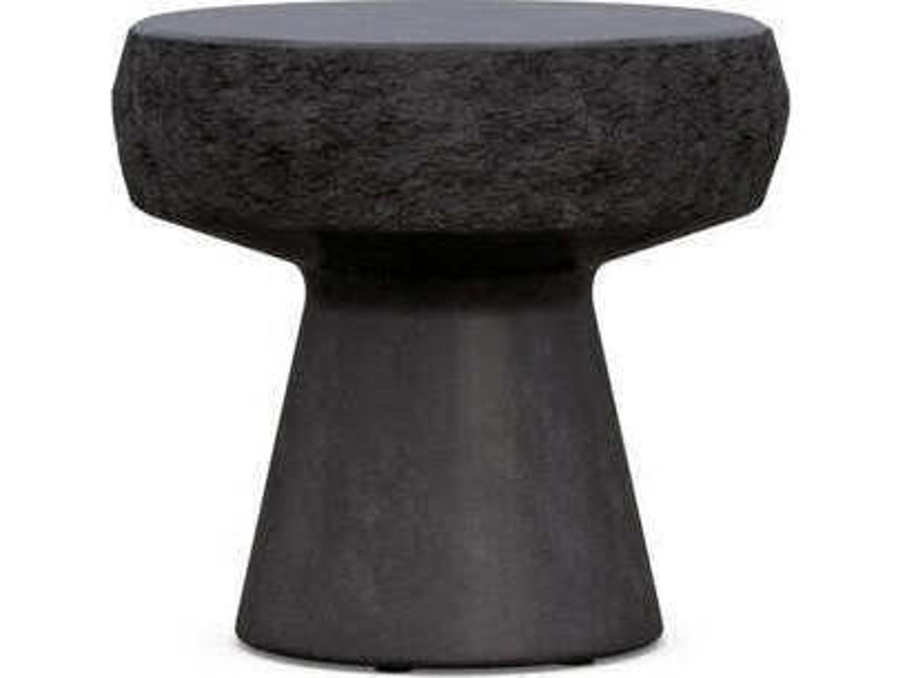 Pensacola Round Concrete Side Table