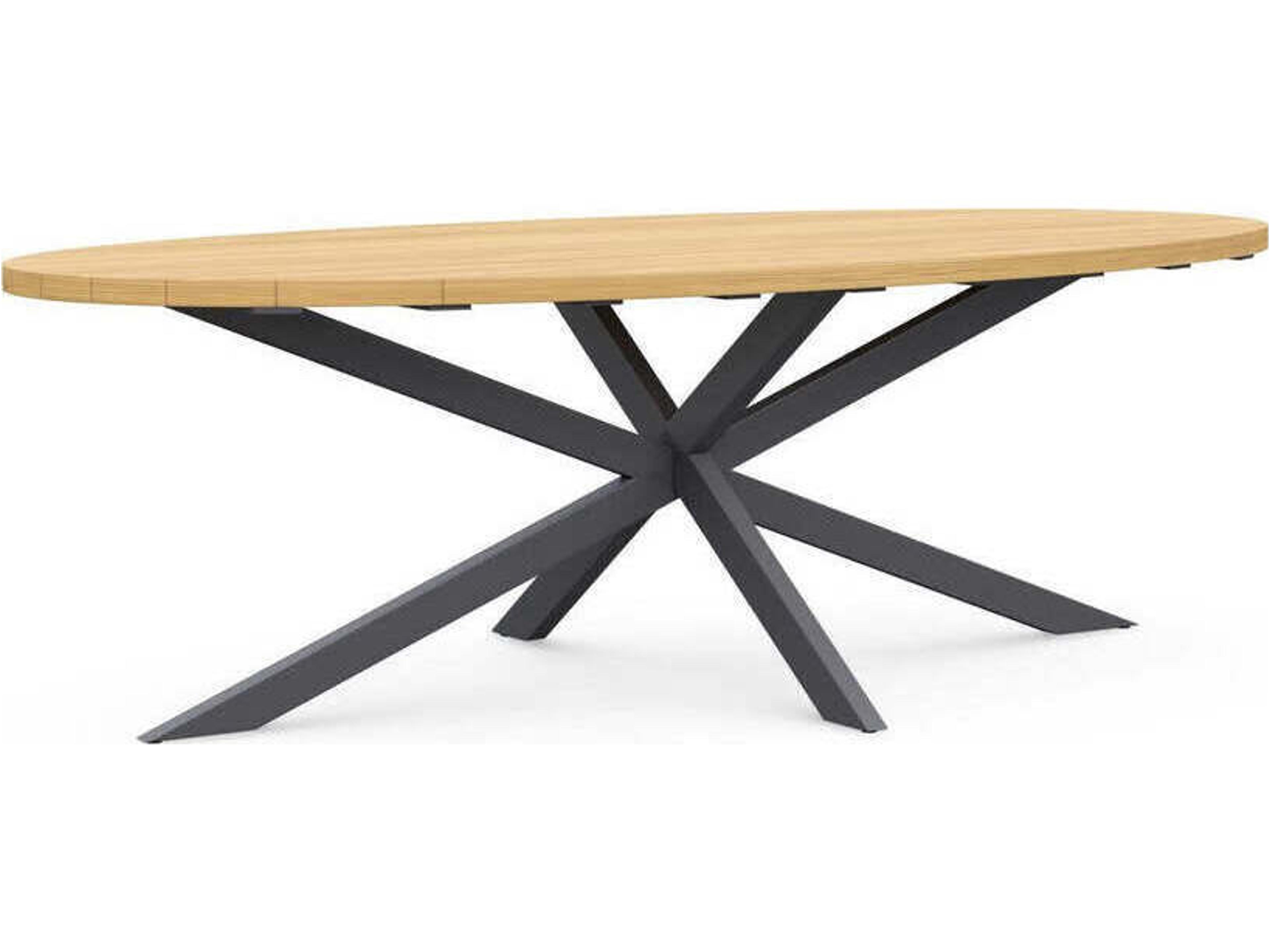 Sicily Ellipse Dining Table 94-Inch Outdoor