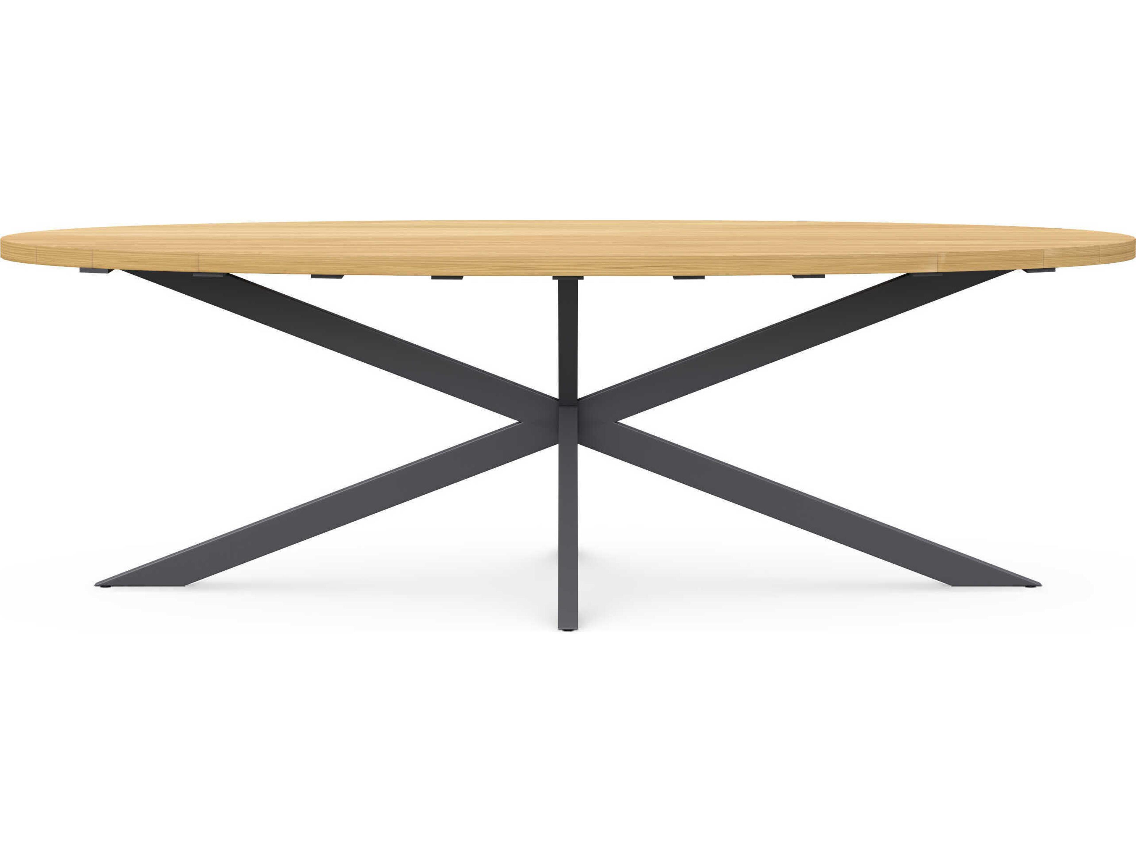 Azzurro Living Sicily Ellipse Wood Oval Dining Table Top