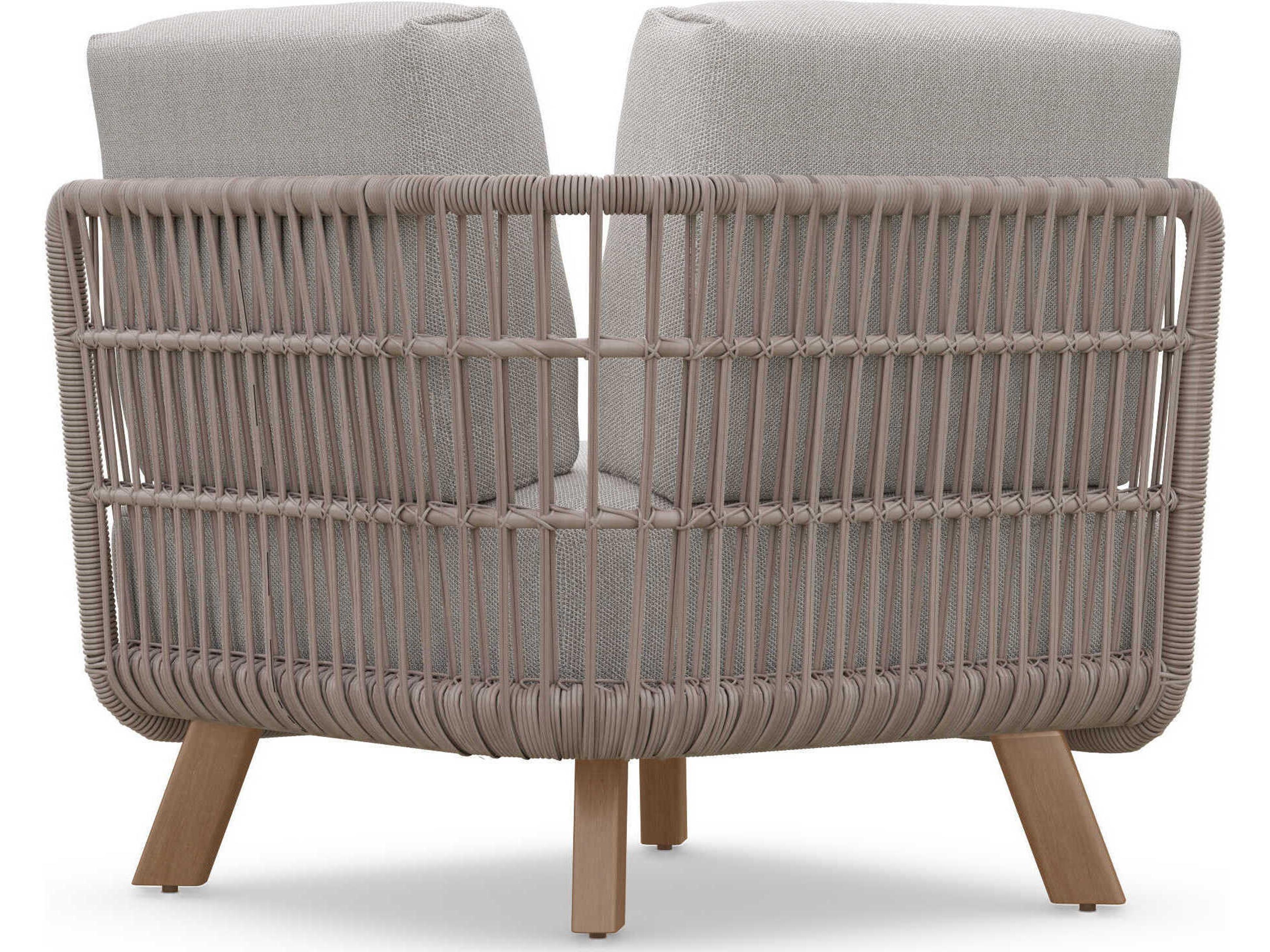 Azzurro Living Sicily Aluminum Wedge Modular Cushion Lounge Chair