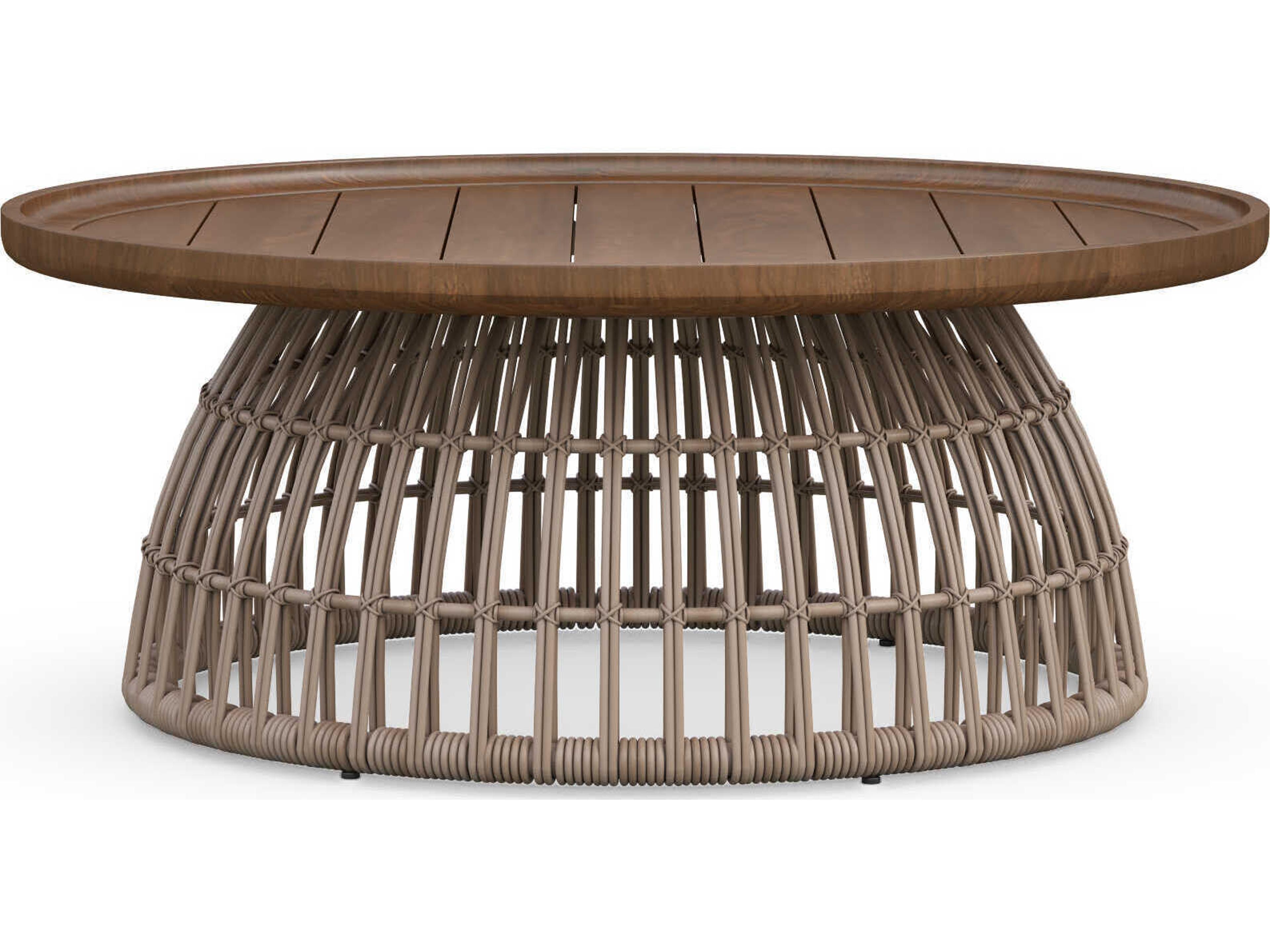 Azzurro Living Sicily Aluminum Round Coffee Table