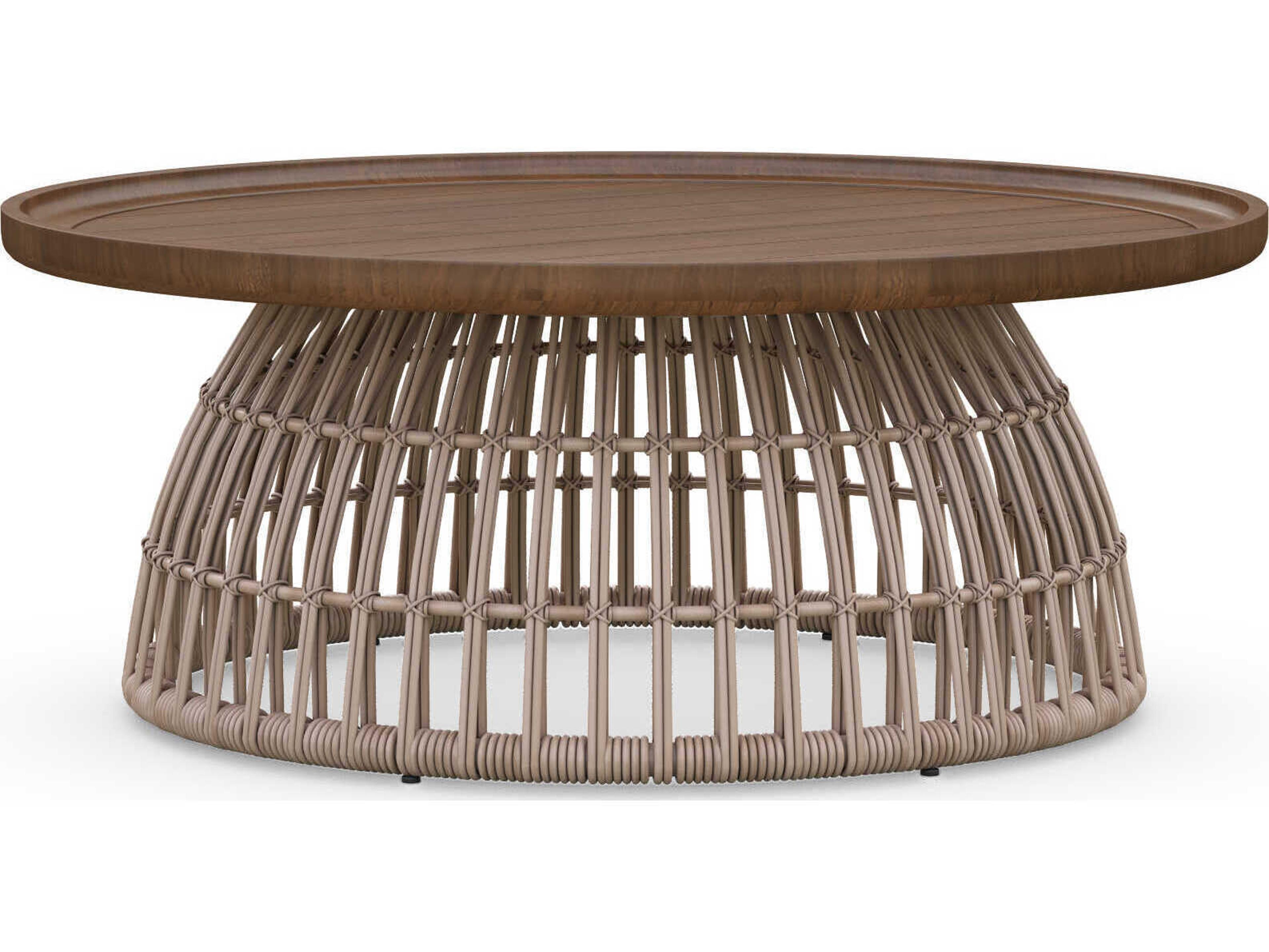 Azzurro Living Sicily Aluminum Round Coffee Table