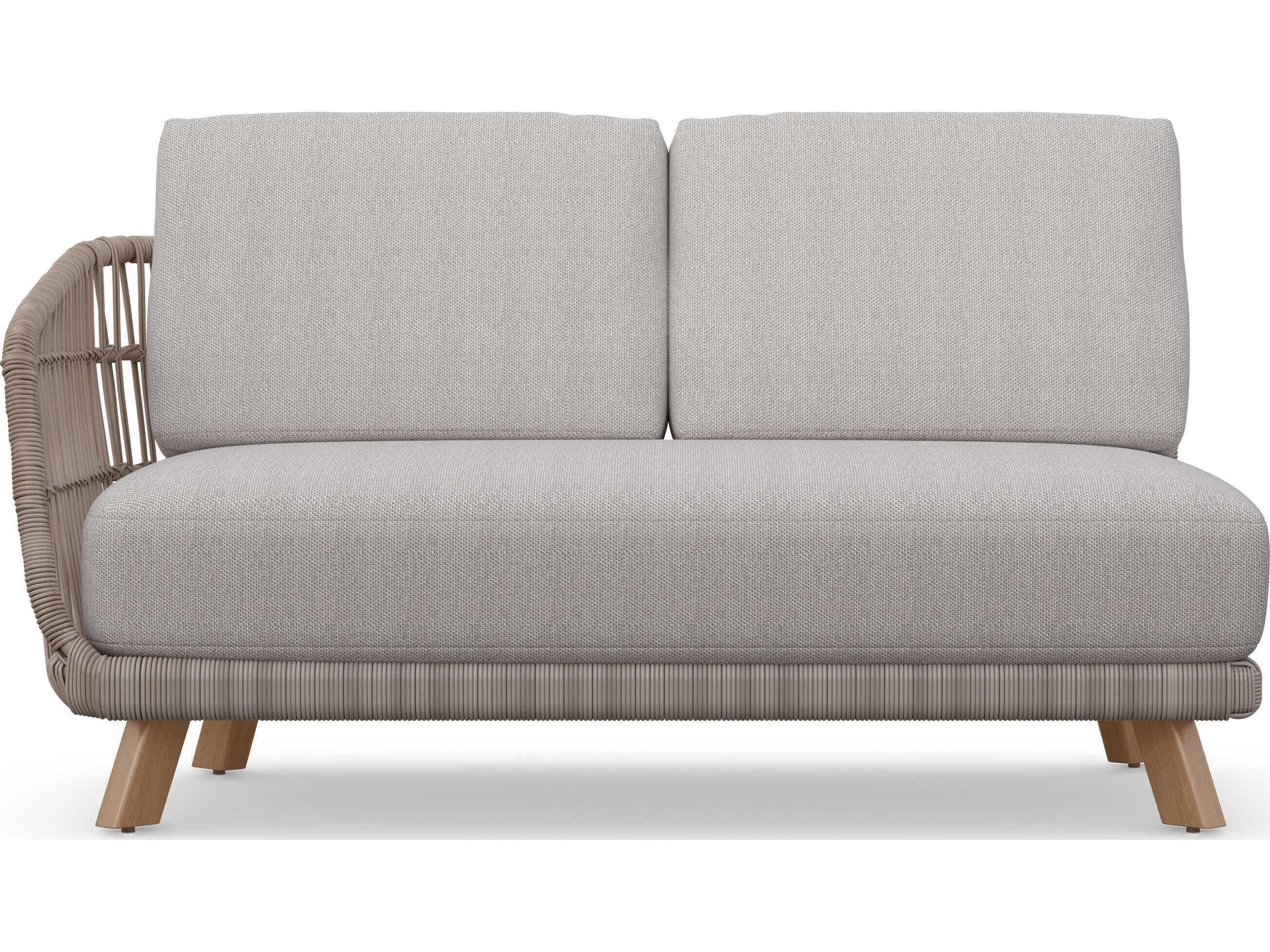 Azzurro Living Sicily Aluminum Cushion Sofa Left Arm Facing