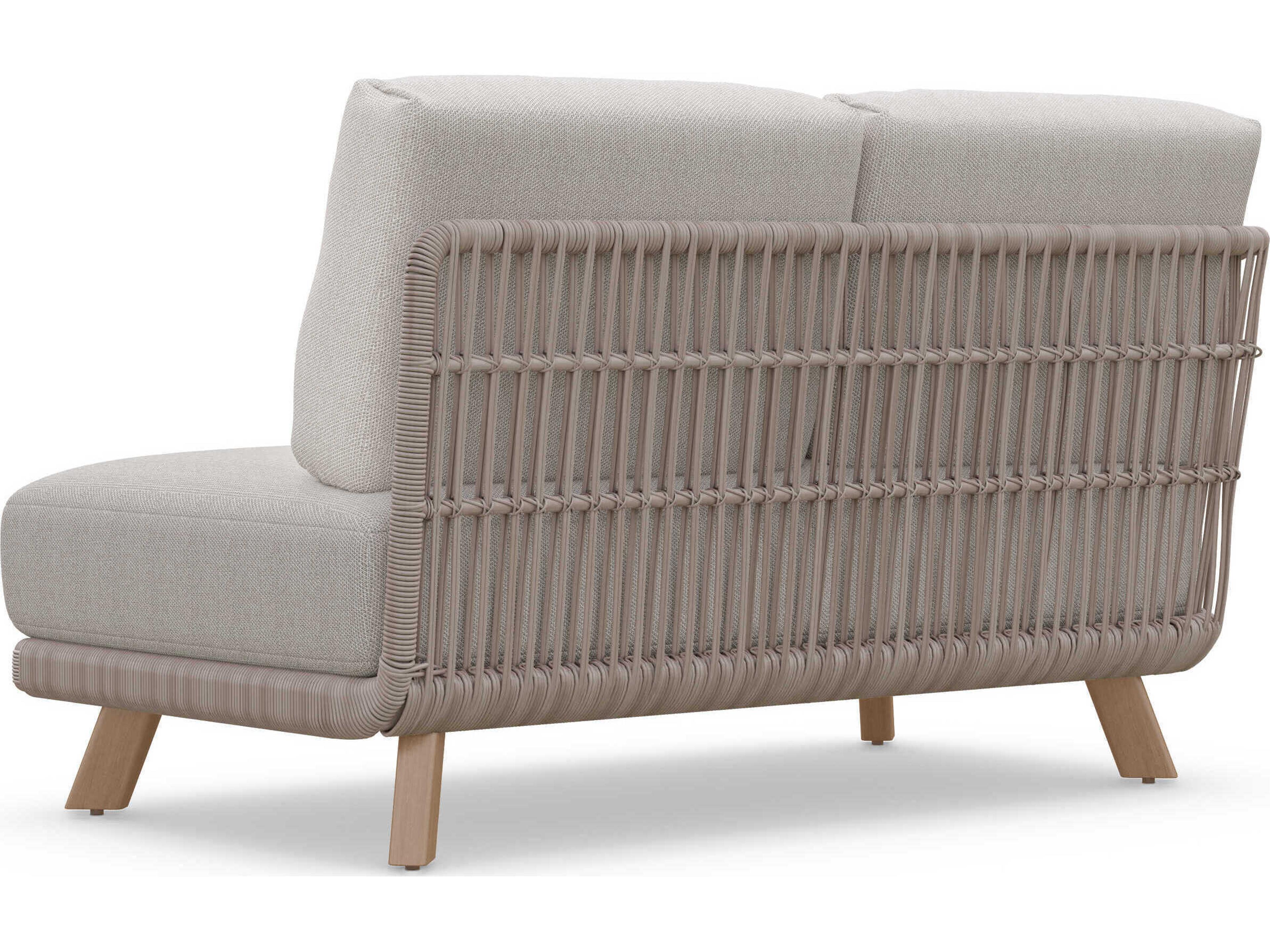 Azzurro Living Sicily Aluminum Cushion Sofa Left Arm Facing