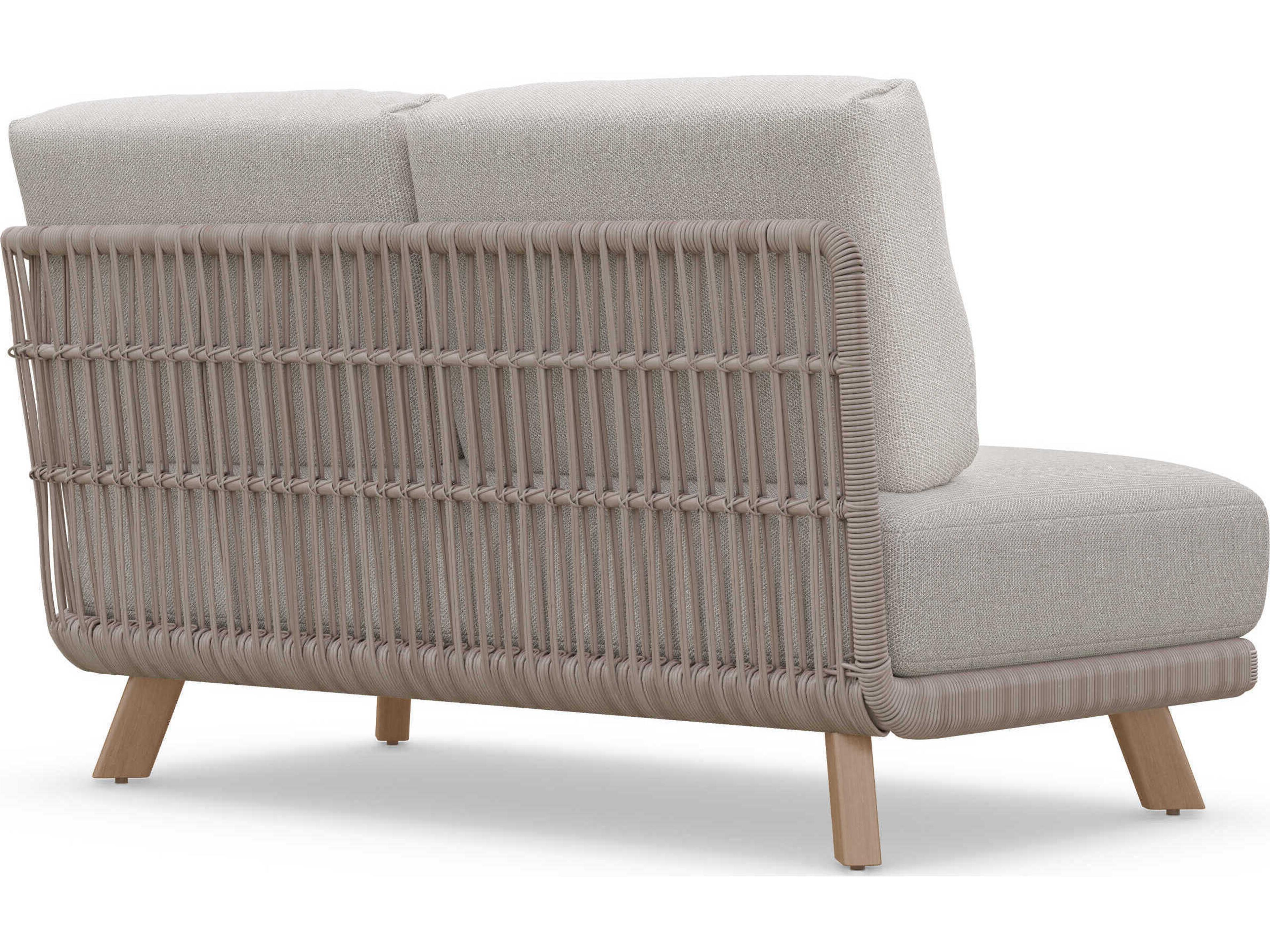 Azzurro Living Sicily Aluminum Cushion Sofa Right Arm Facing