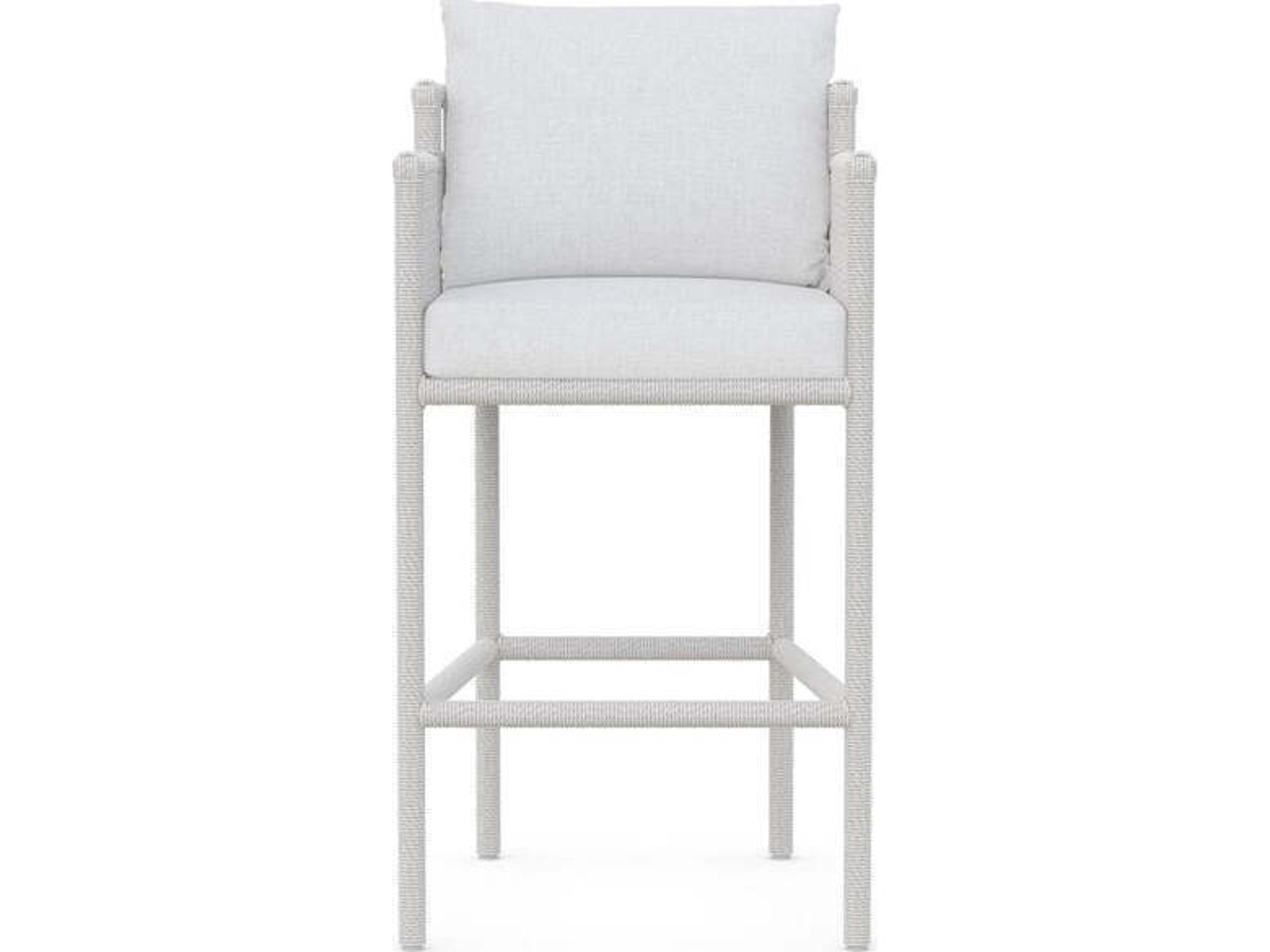 Azzurro Living Santa Cruz Aluminum Cushion Bar Stool