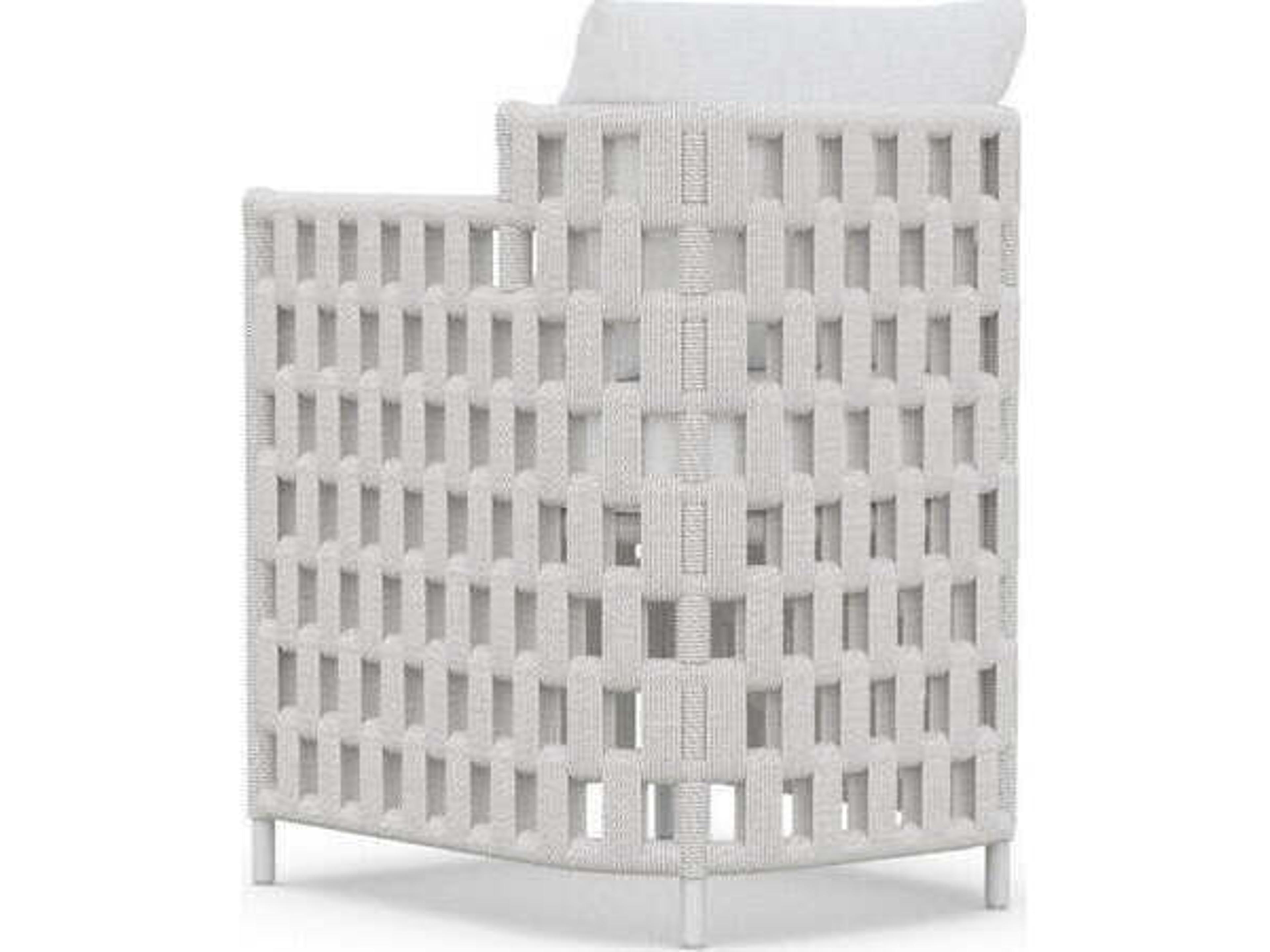 Azzurro Living Santa Cruz Aluminum Cushion Dining Chair