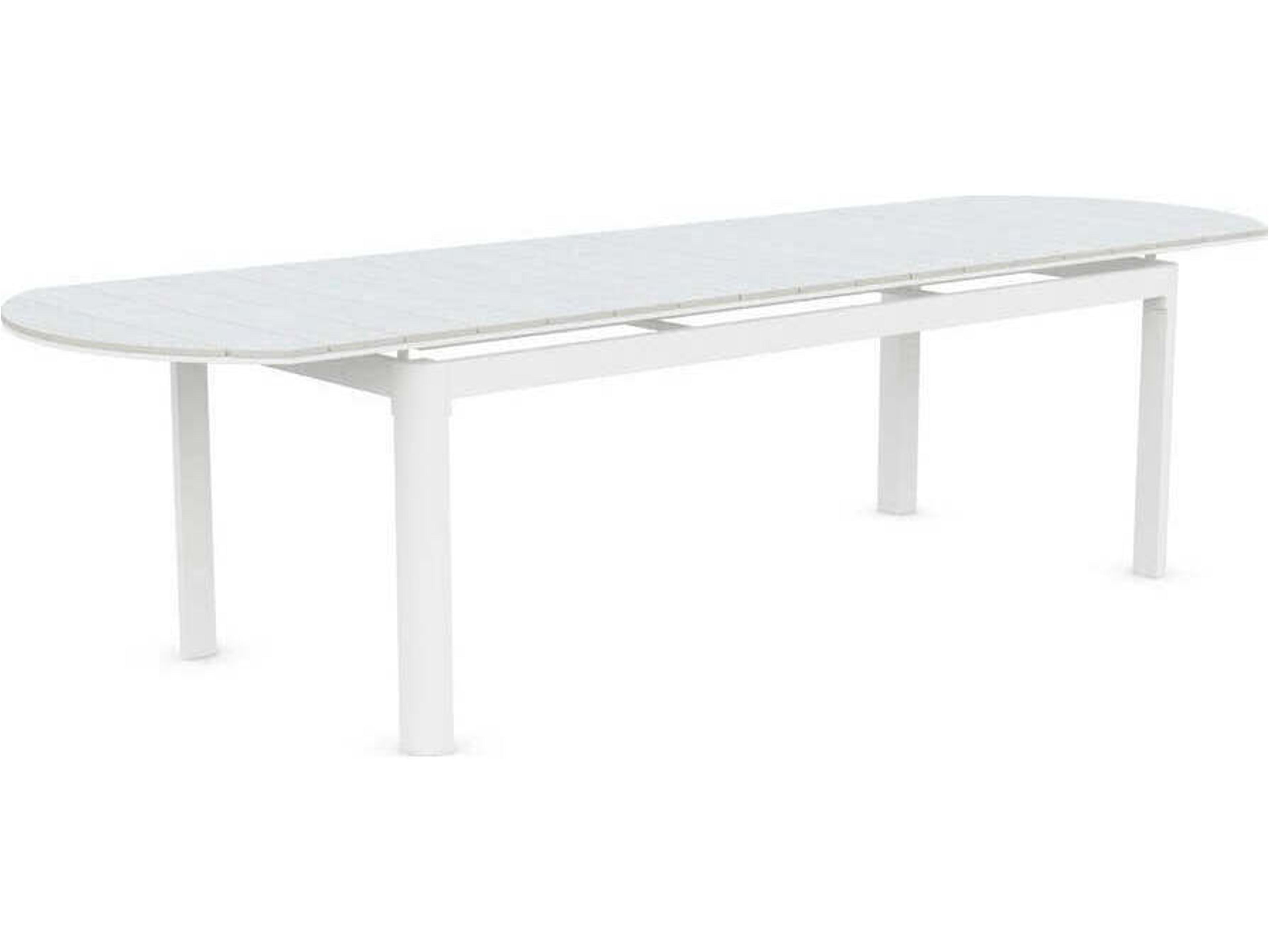 Azzurro Living Seville Extendable Aluminum Oval Dining Table