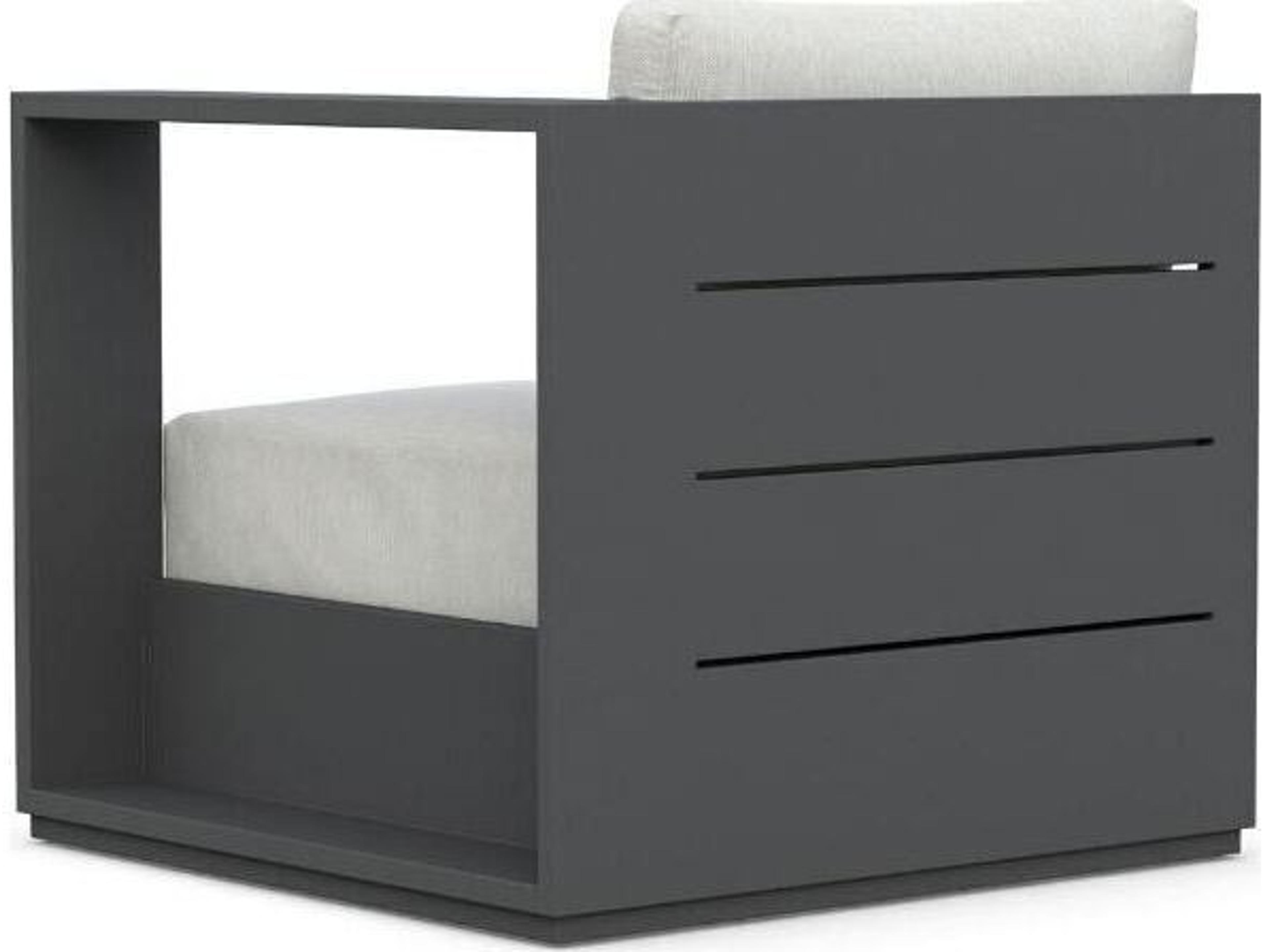 Azzurro Living Sydney Aluminum Cushion Lounge Chair Left Arm