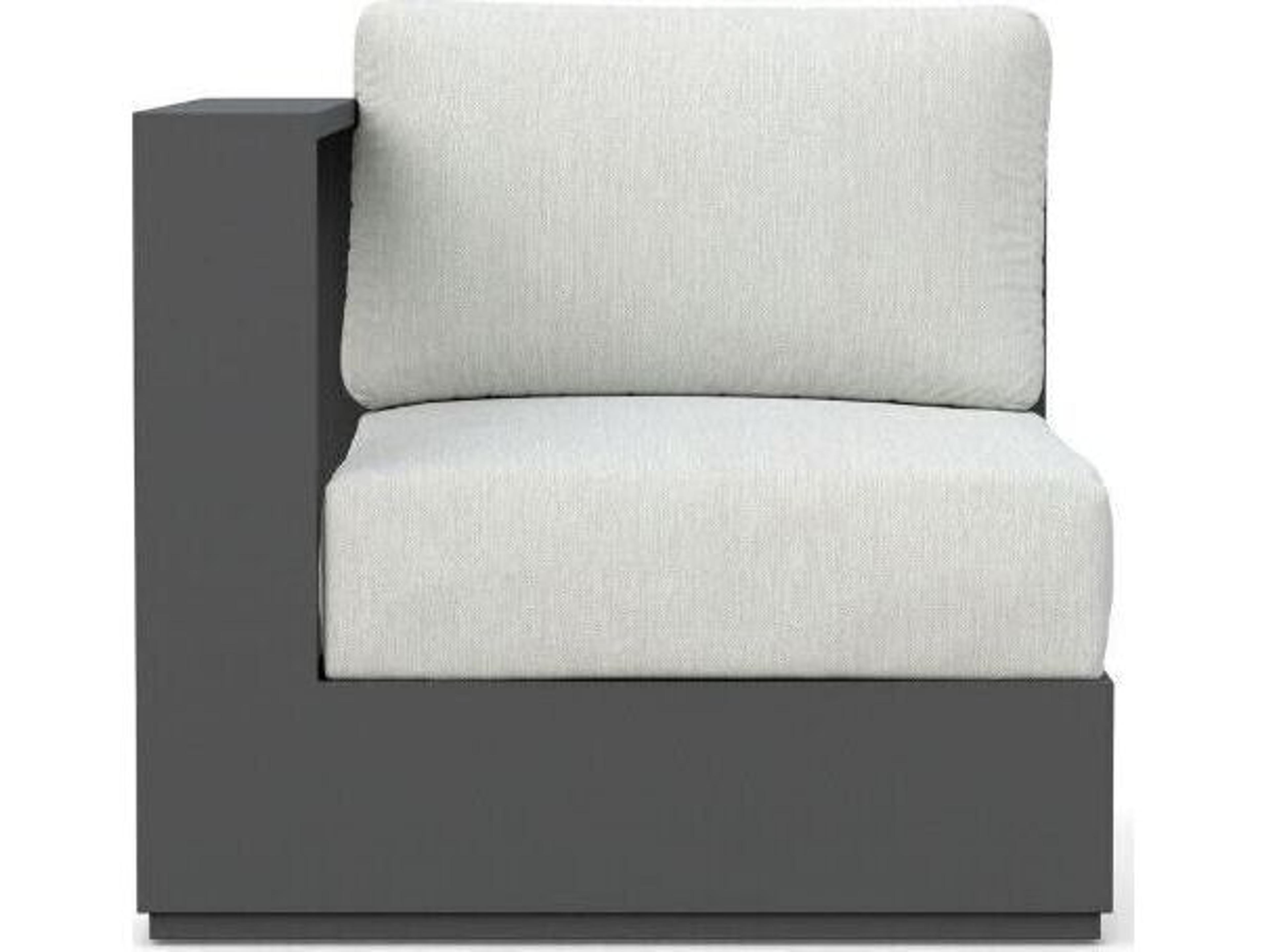 Azzurro Living Sydney Aluminum Cushion Lounge Chair Right Arm