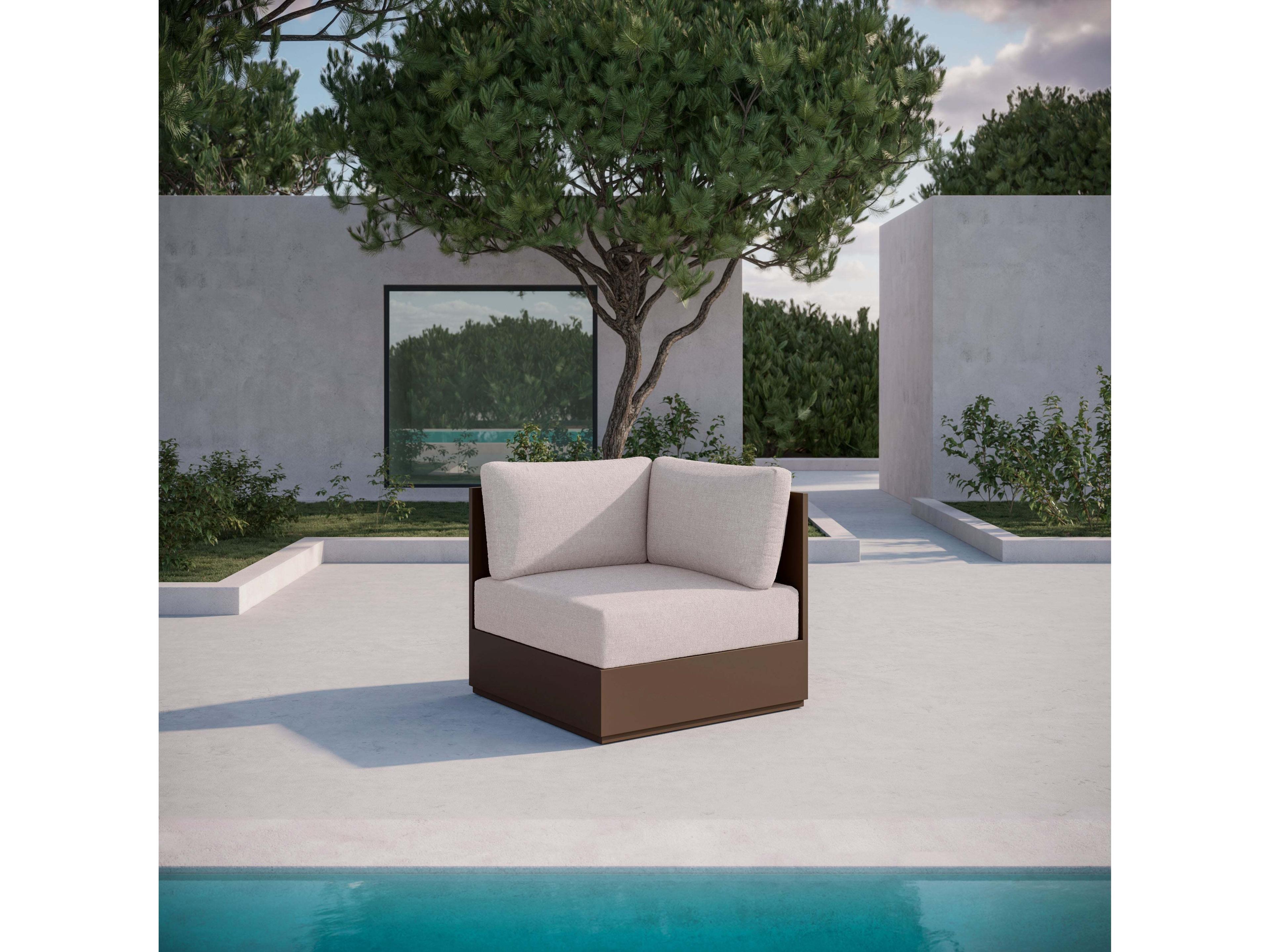 Azzurro Living Sydney Aluminum Cushion Lounge Chair