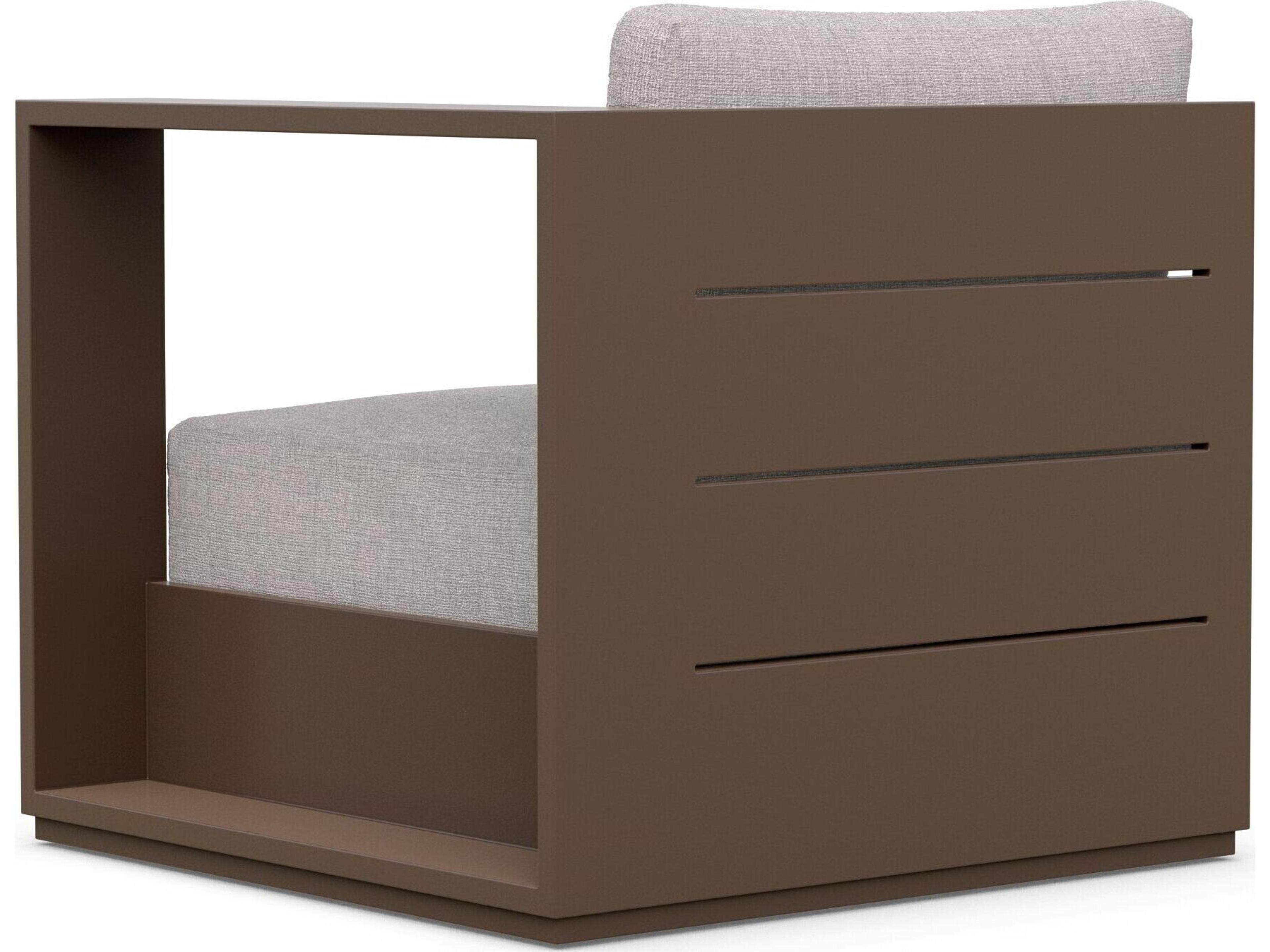 Azzurro Living Sydney Aluminum Cushion Lounge Chair Left Arm