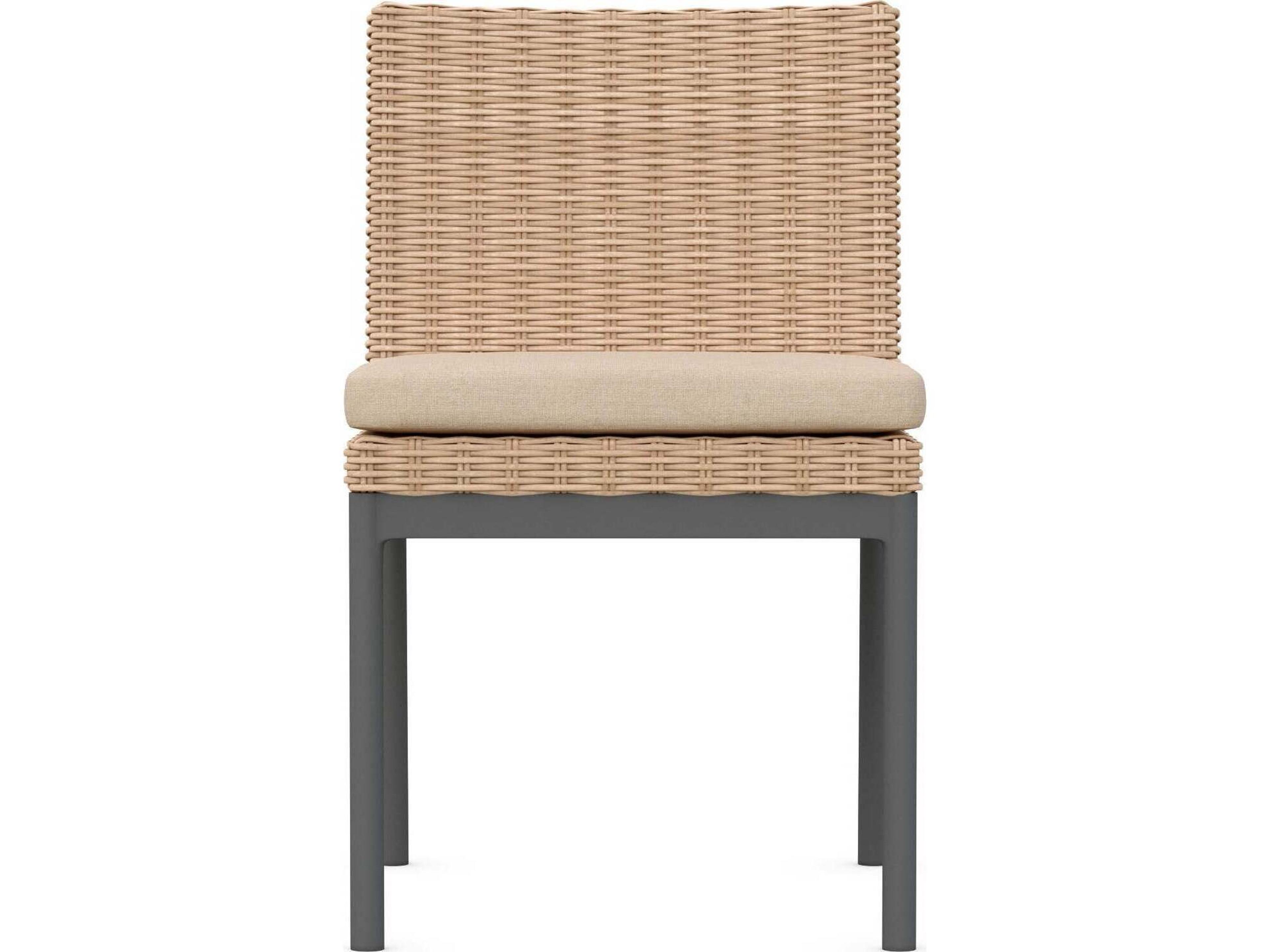 Azzurro Living Terra Aluminum Cushion Dining Chair Set of 2