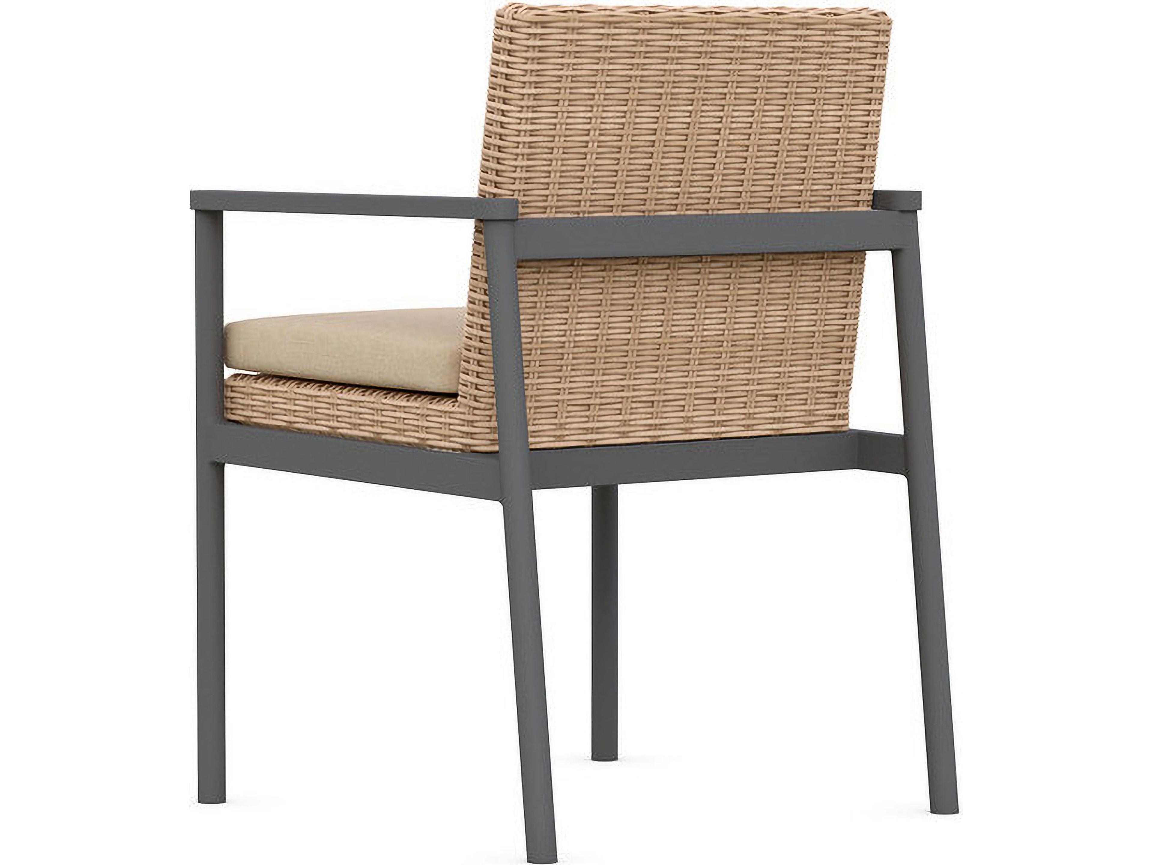 Azzurro Living Terra Aluminum Cushion Dining Chair Set of 2
