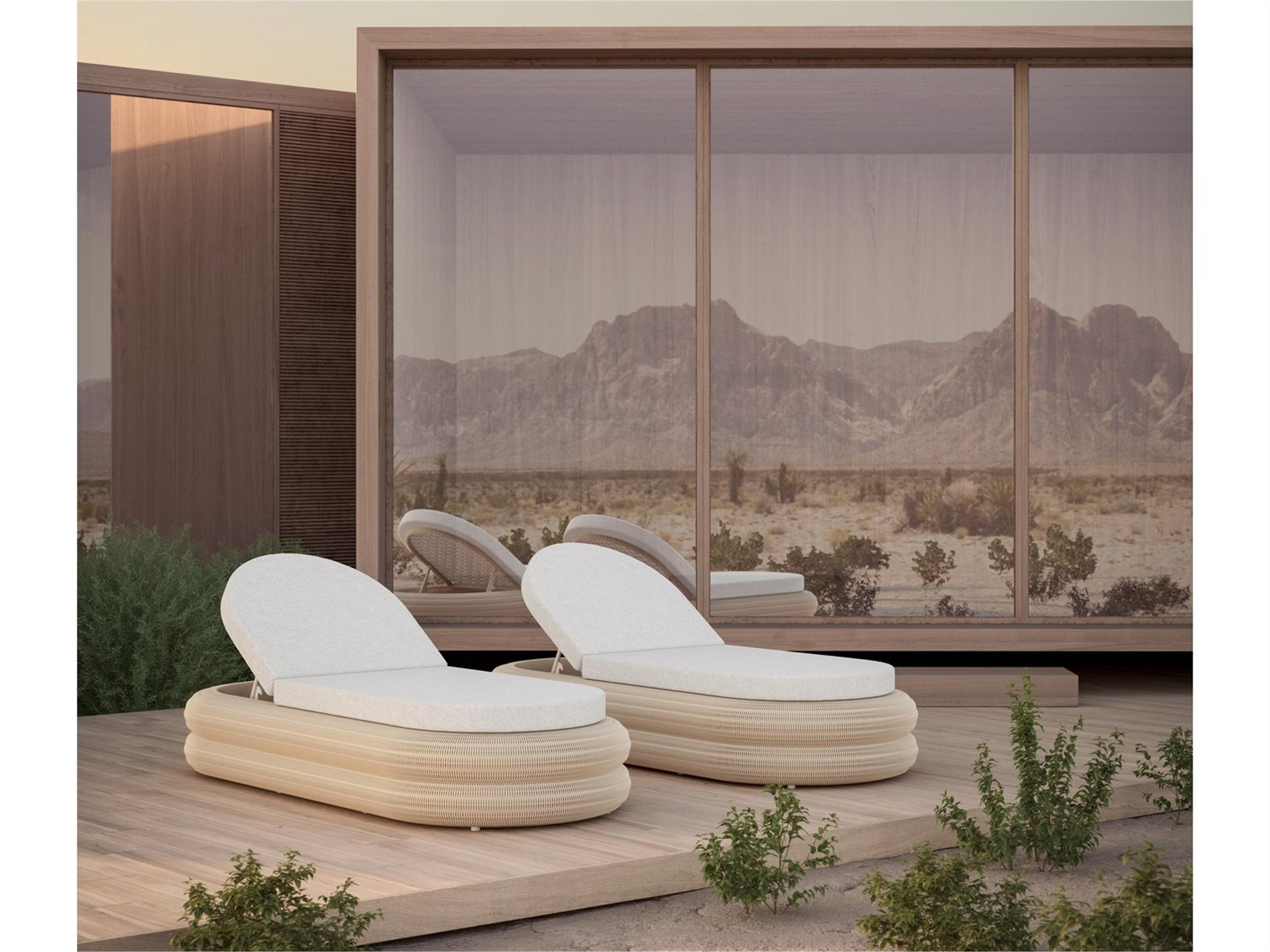 Texoma Outdoor Lounge Set in All-Weather Wicker