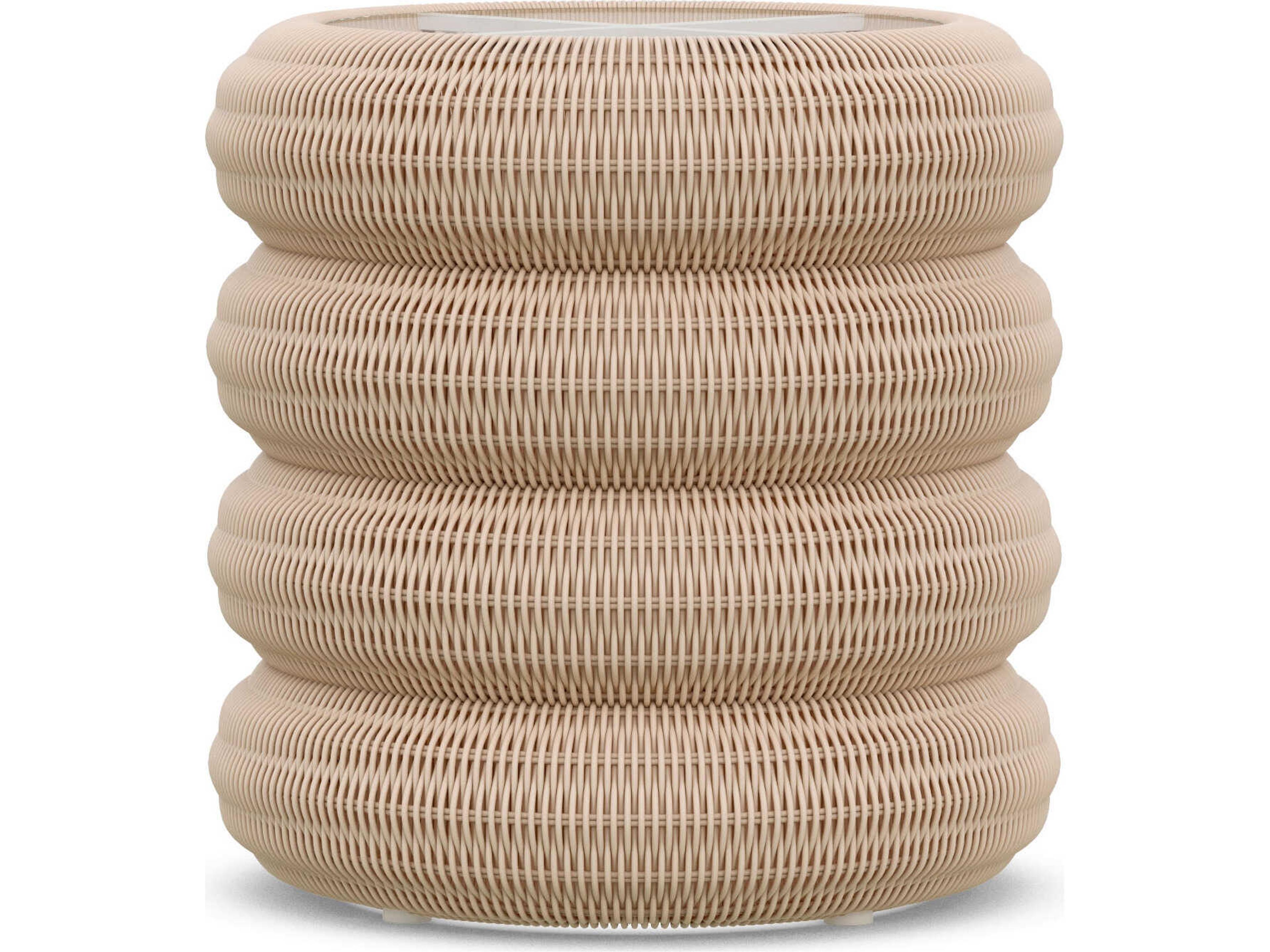 Texoma Side Table All-Weather Wicker