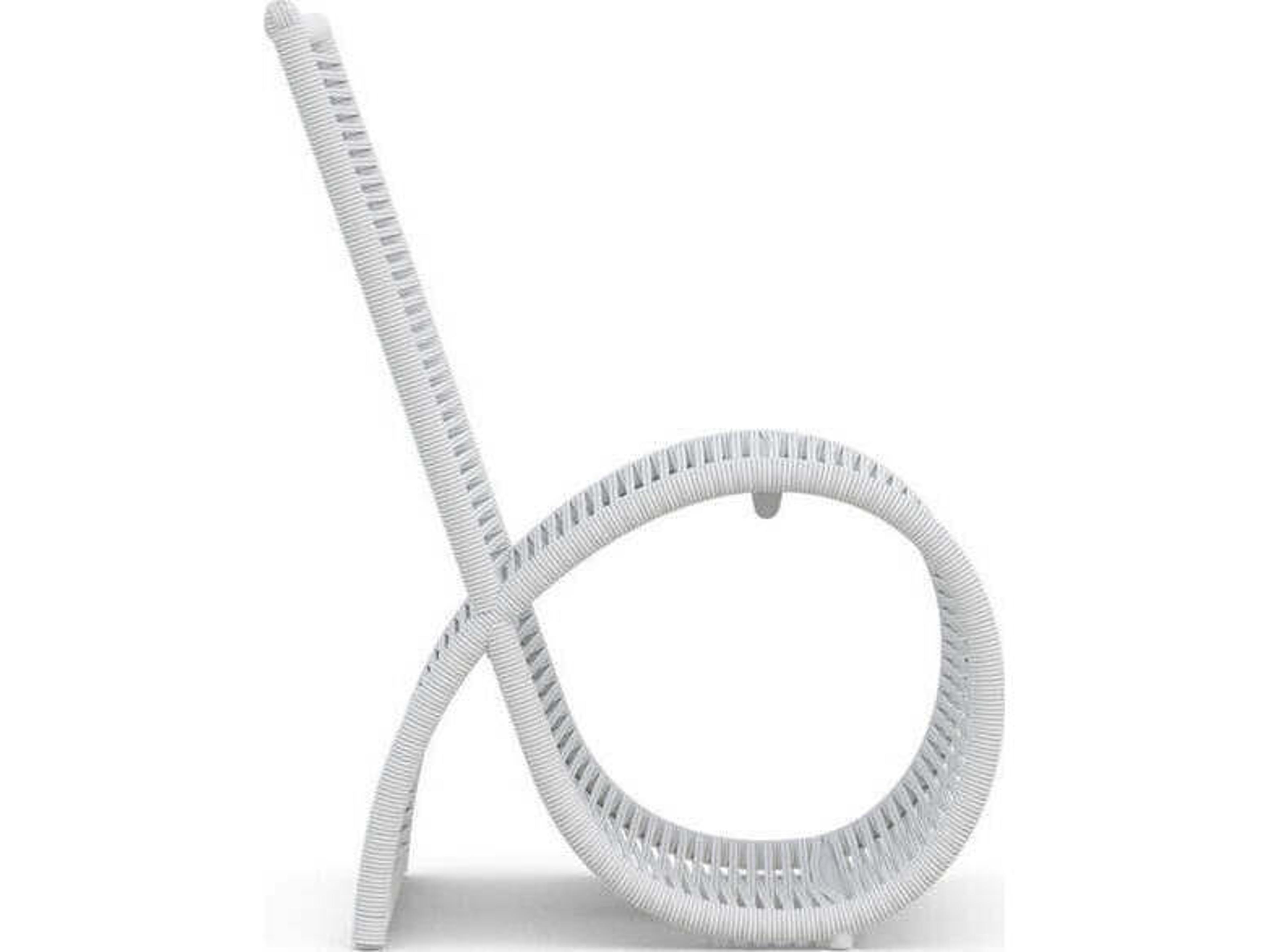 Azzurro Living Wave Aluminum Rope Dining Chair Set of 2