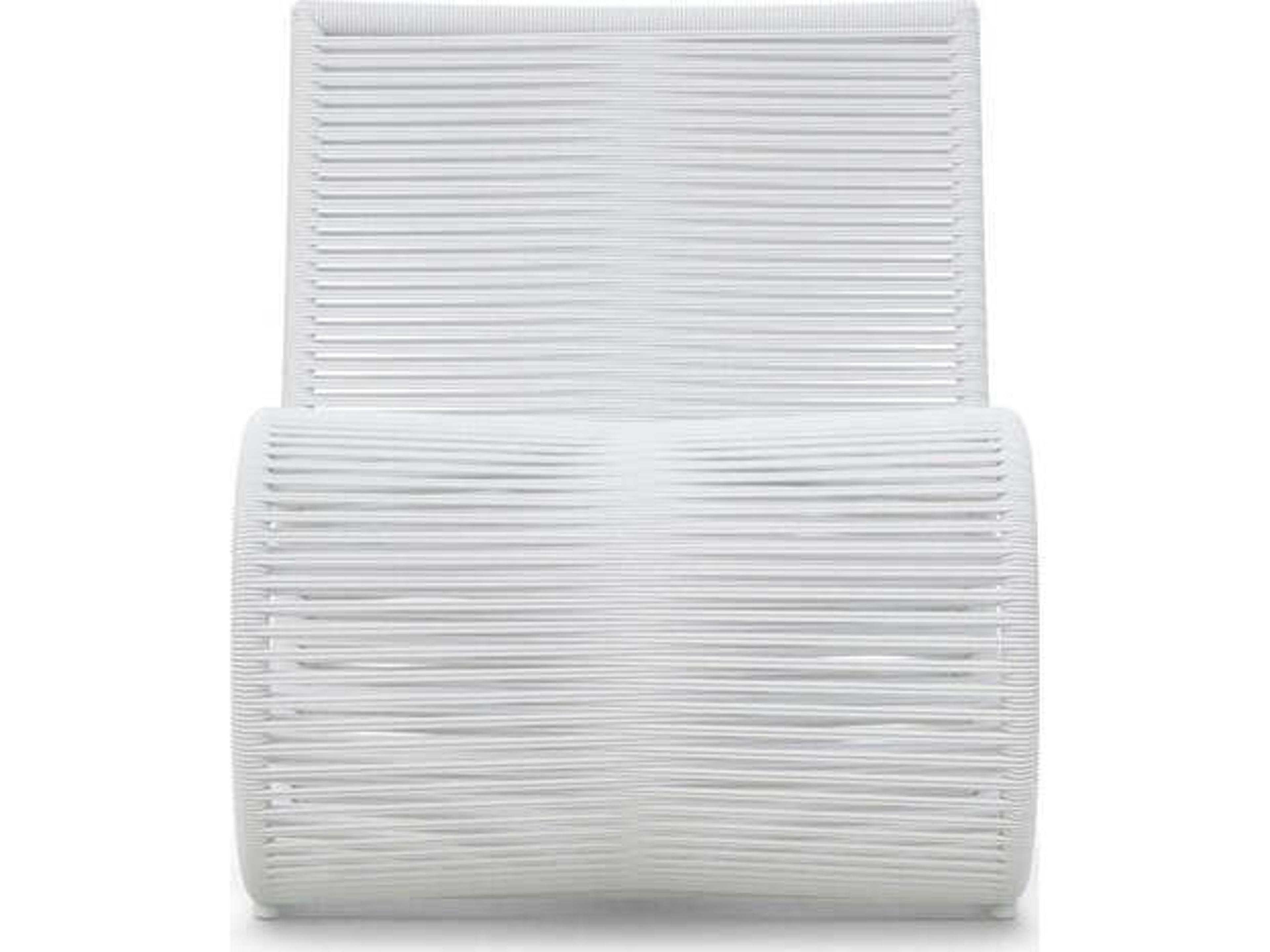 Azzurro Living Wave Aluminum Rope Lounge Chair Set of 2