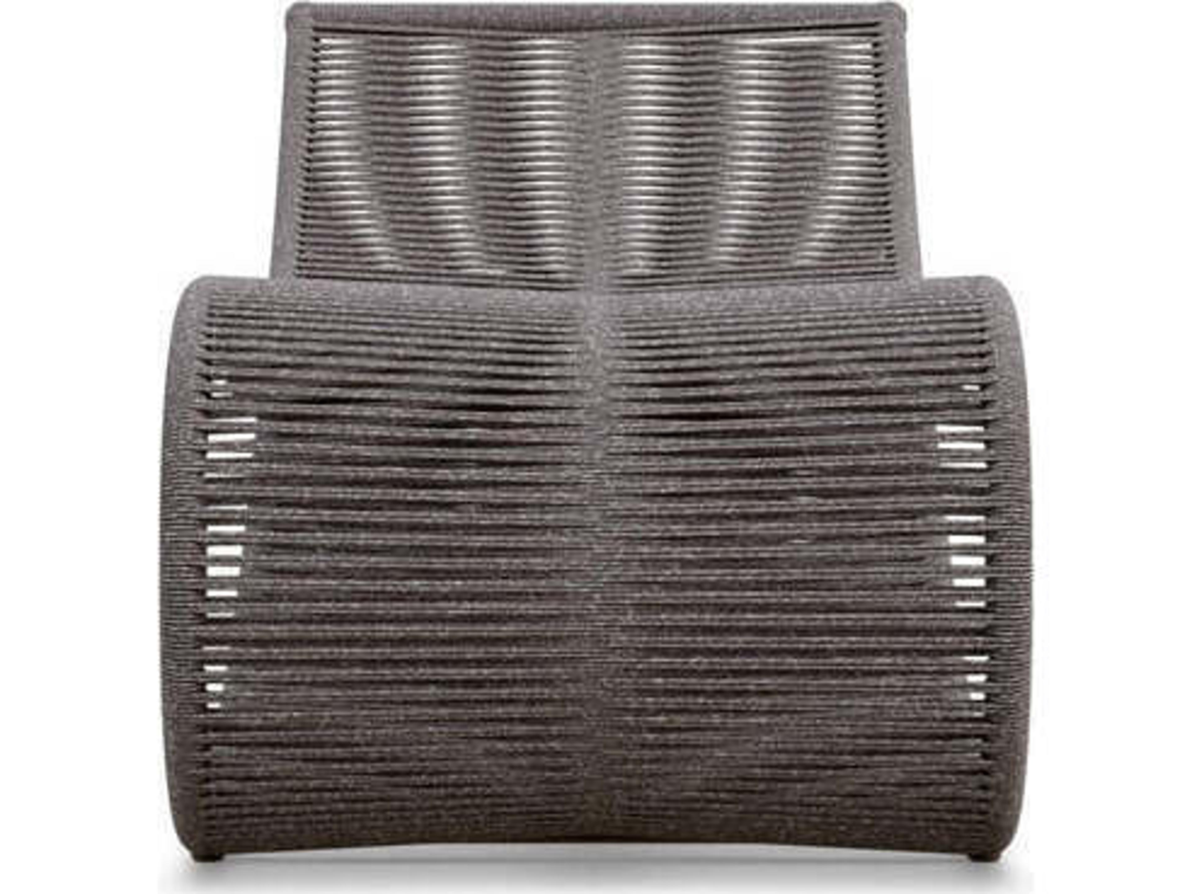 Azzurro Living Wave Aluminum Rope Chaise Lounge