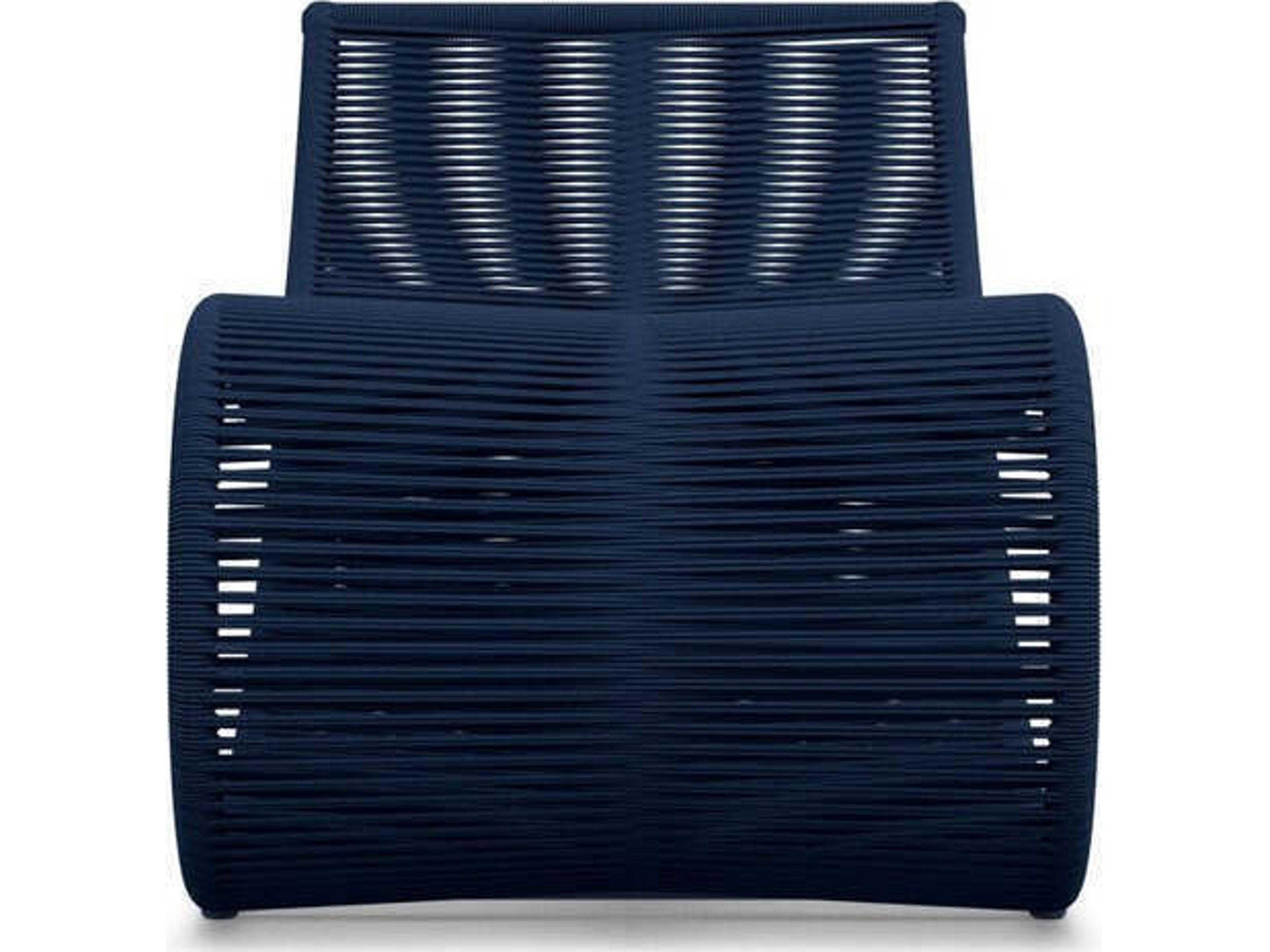 Azzurro Living Wave Aluminum Rope Chaise Lounge