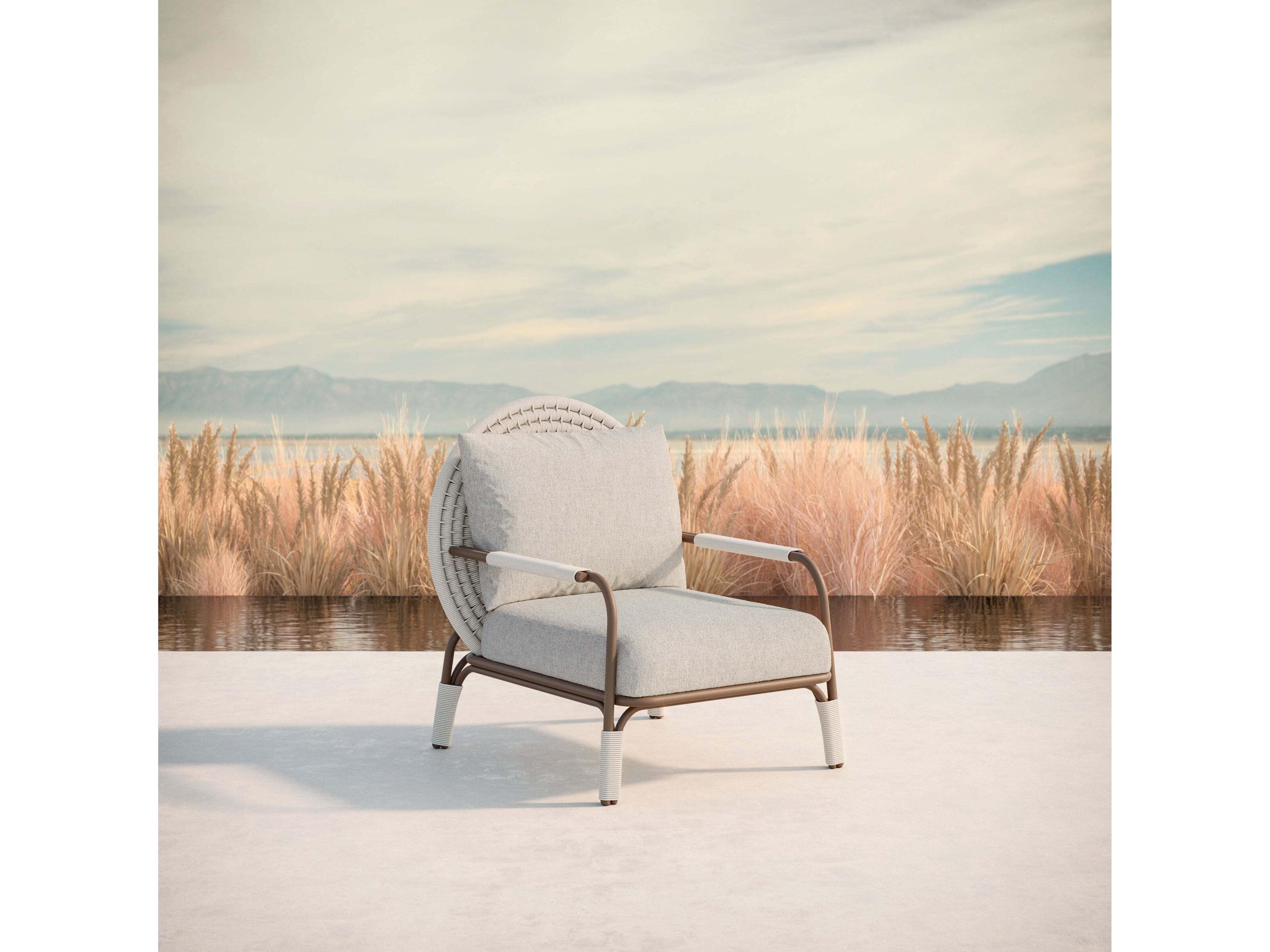 Azzurro Living Zahara Aluminum Cushion Lounge Chair