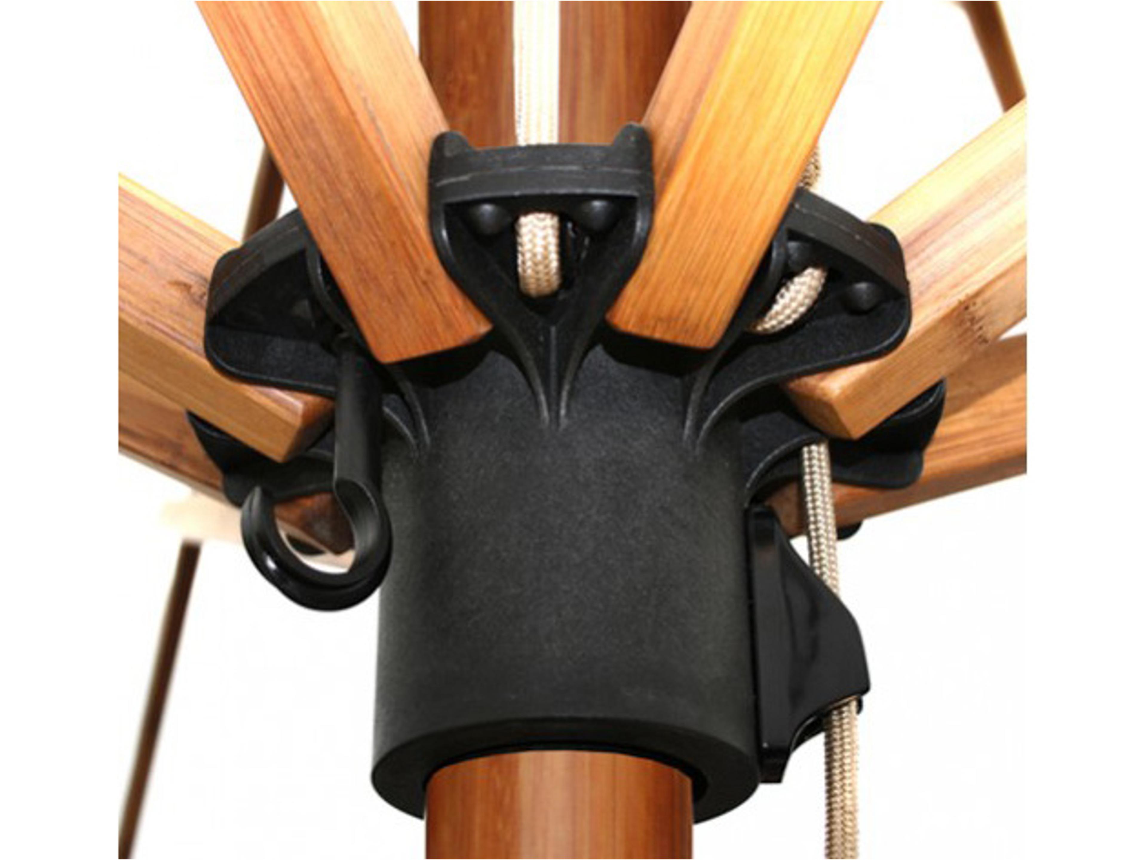 Bambrella Sirocco 6.5 Square Pulley Lift Outdoor Umbrella