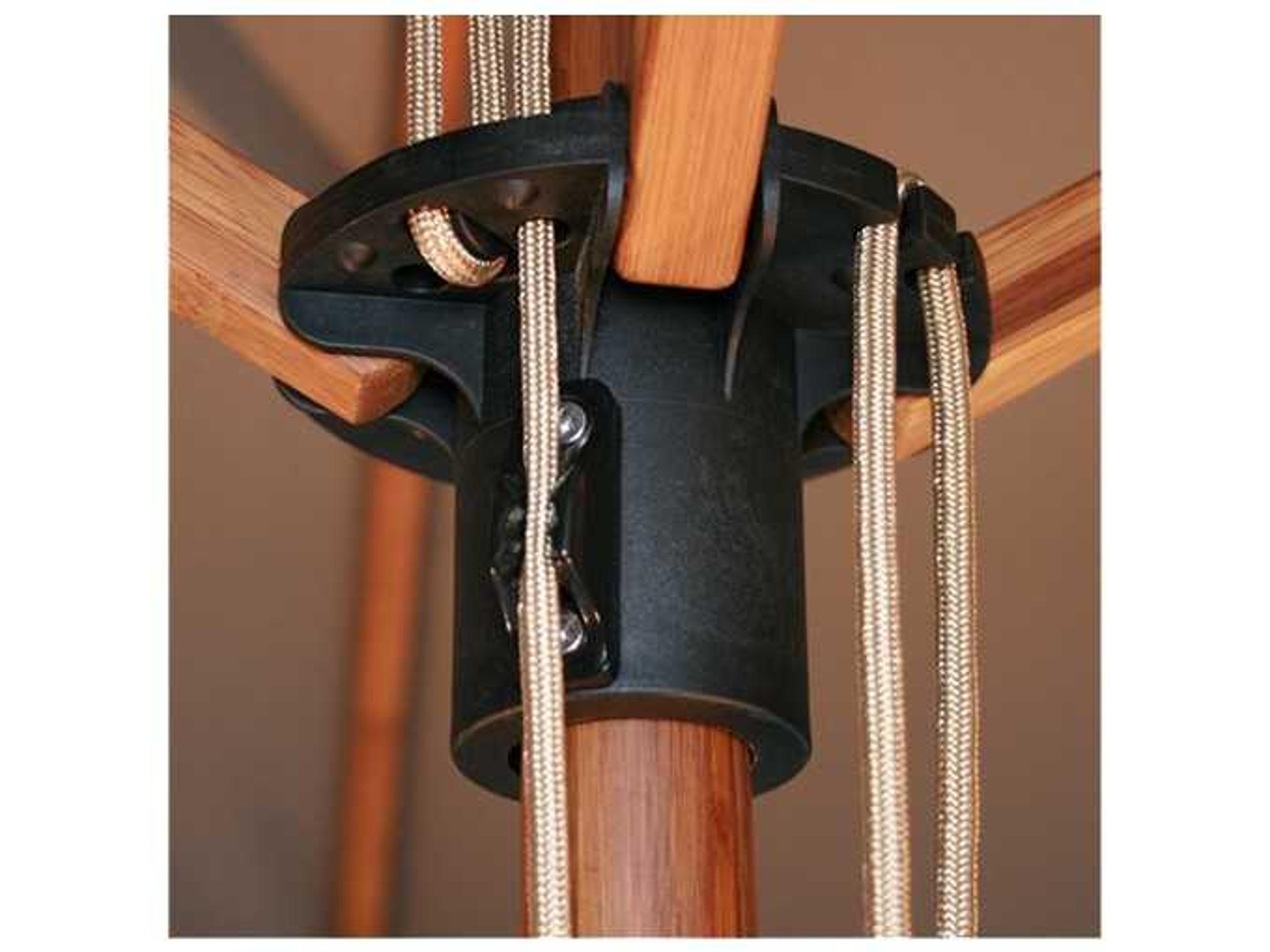 Bambrella Sirocco 6.5 Square Pulley Lift Outdoor Umbrella