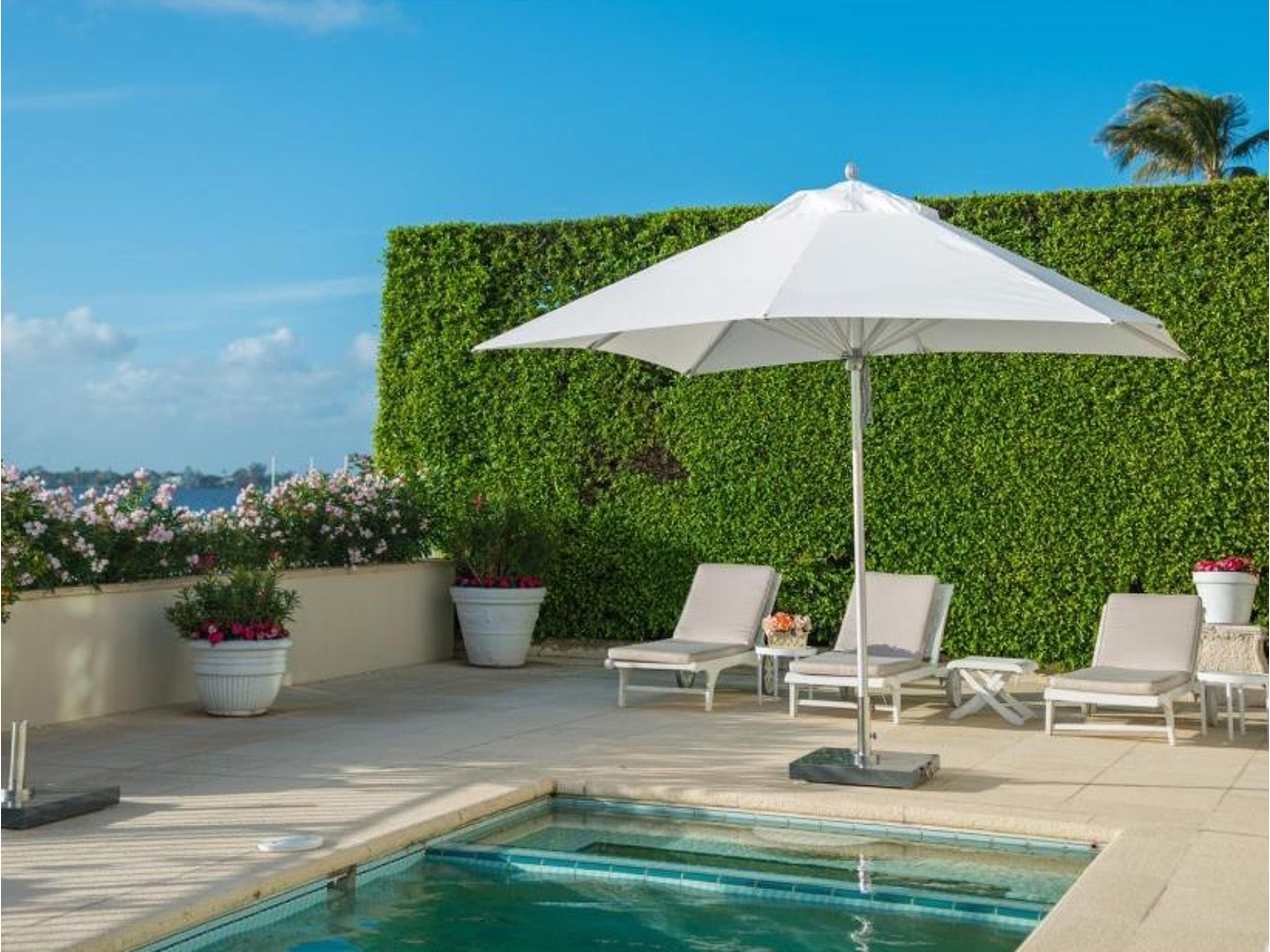 Hurricane Aluminum 8.5 Foot Square Patio Market Umbrella