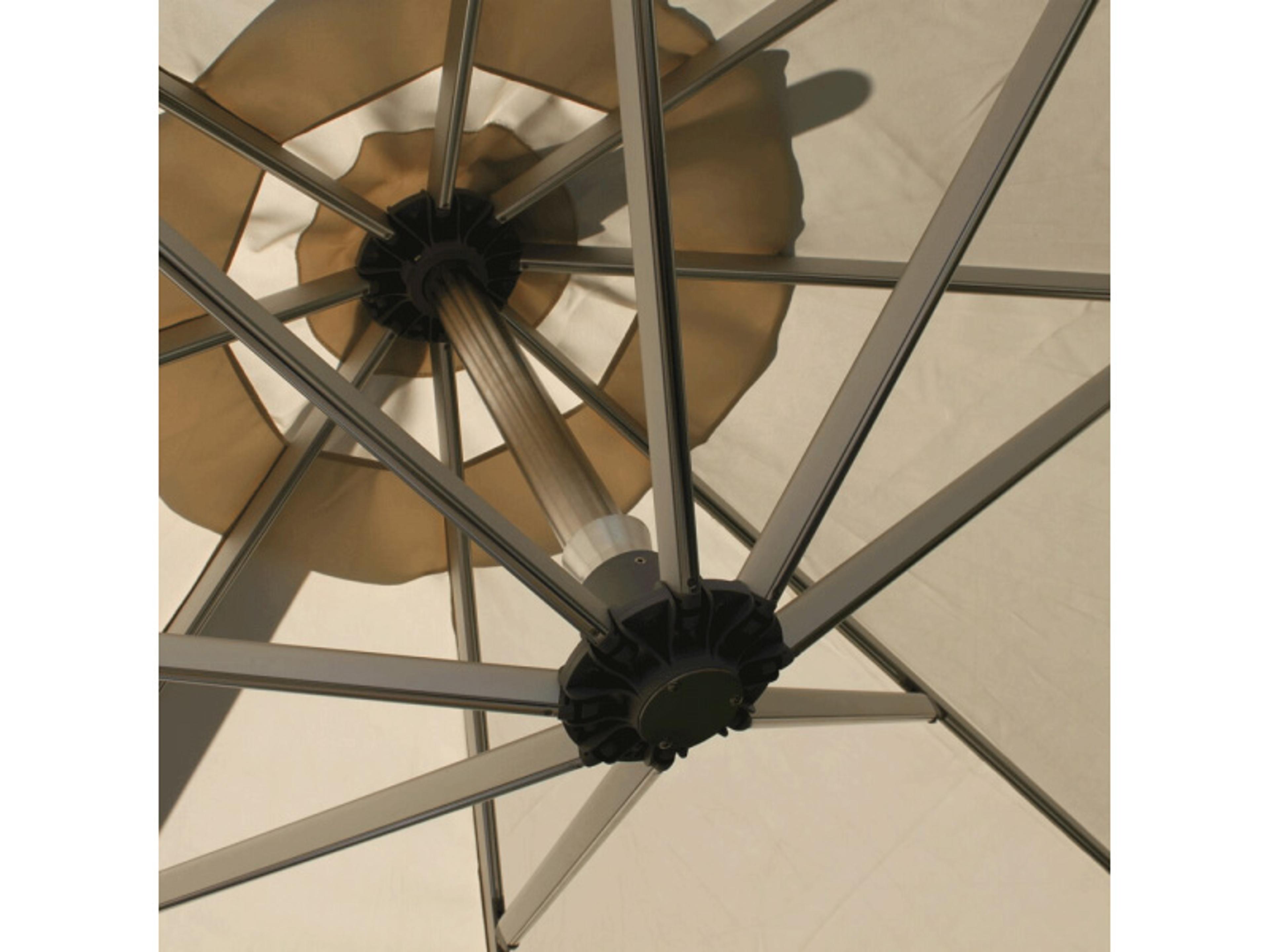 Bambrella Santa Ana 8.5 Square Side Wind Aluminium Cantilever