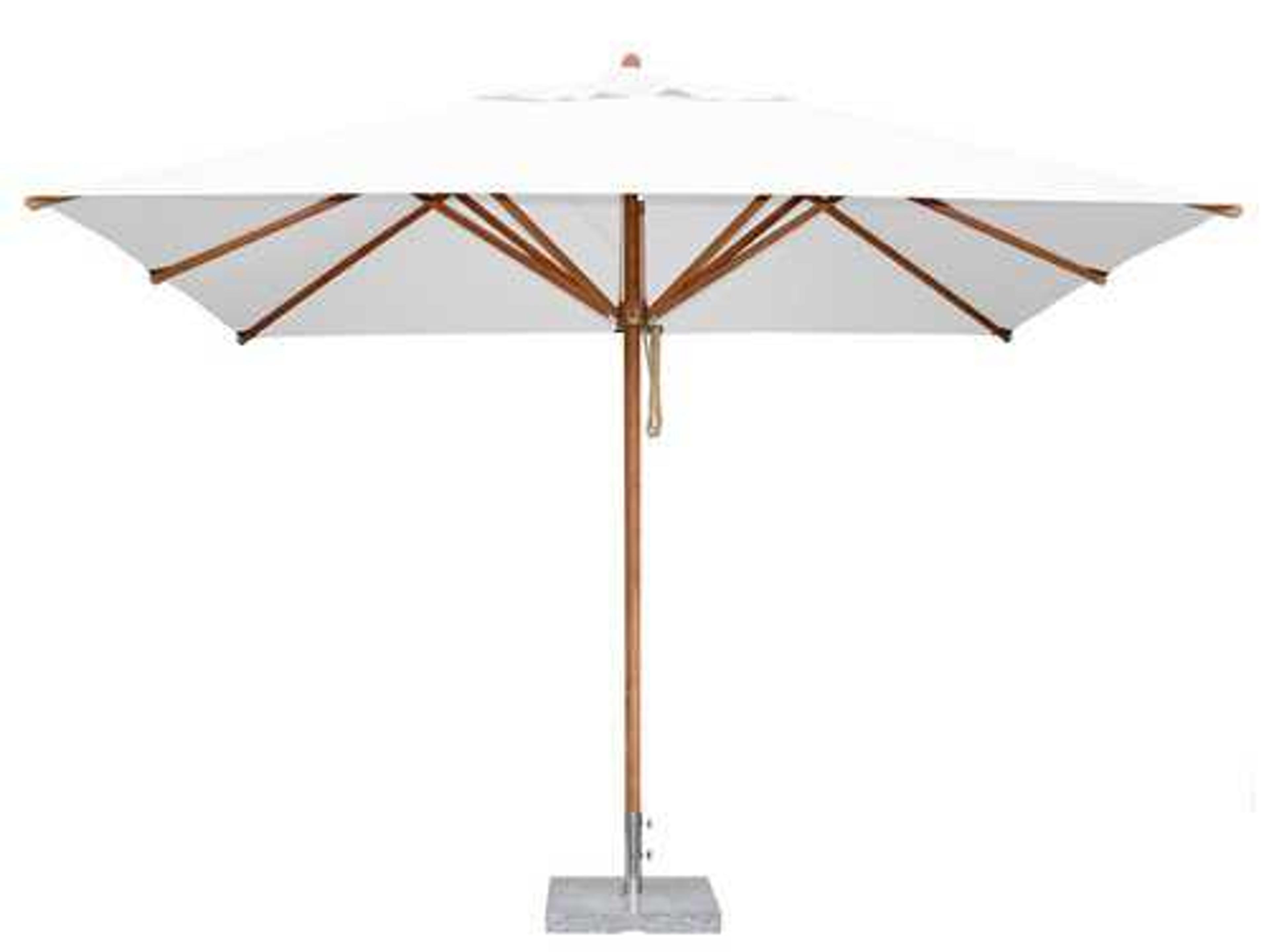 Levante 10 x 6.5 Rectangular Manual Lift Patio Umbrella