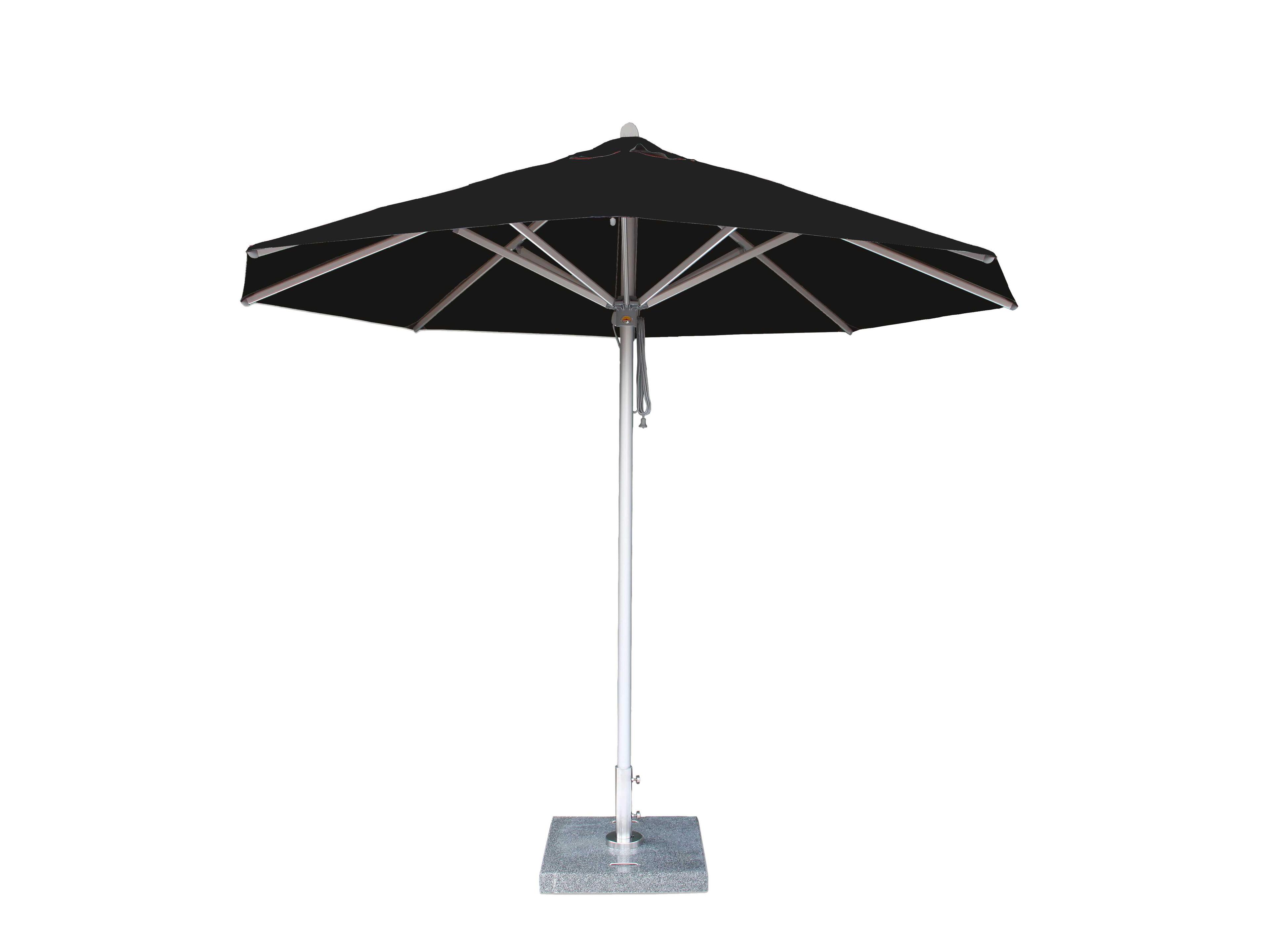 Bambrella 10 Foot Round Hurricane Aluminum Outdoor Market Umbrella