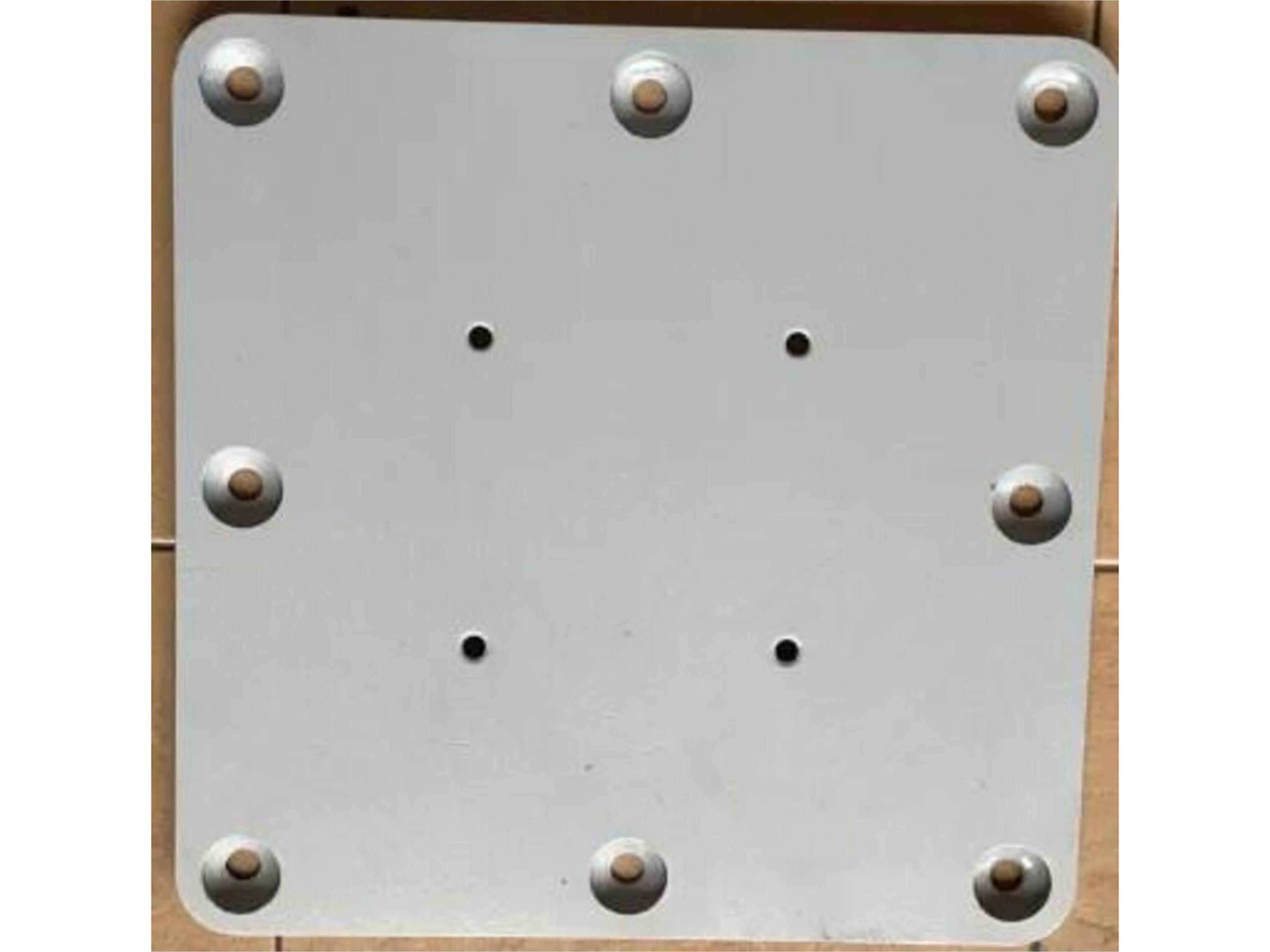 Levante Steel 14" Square Deck Plate